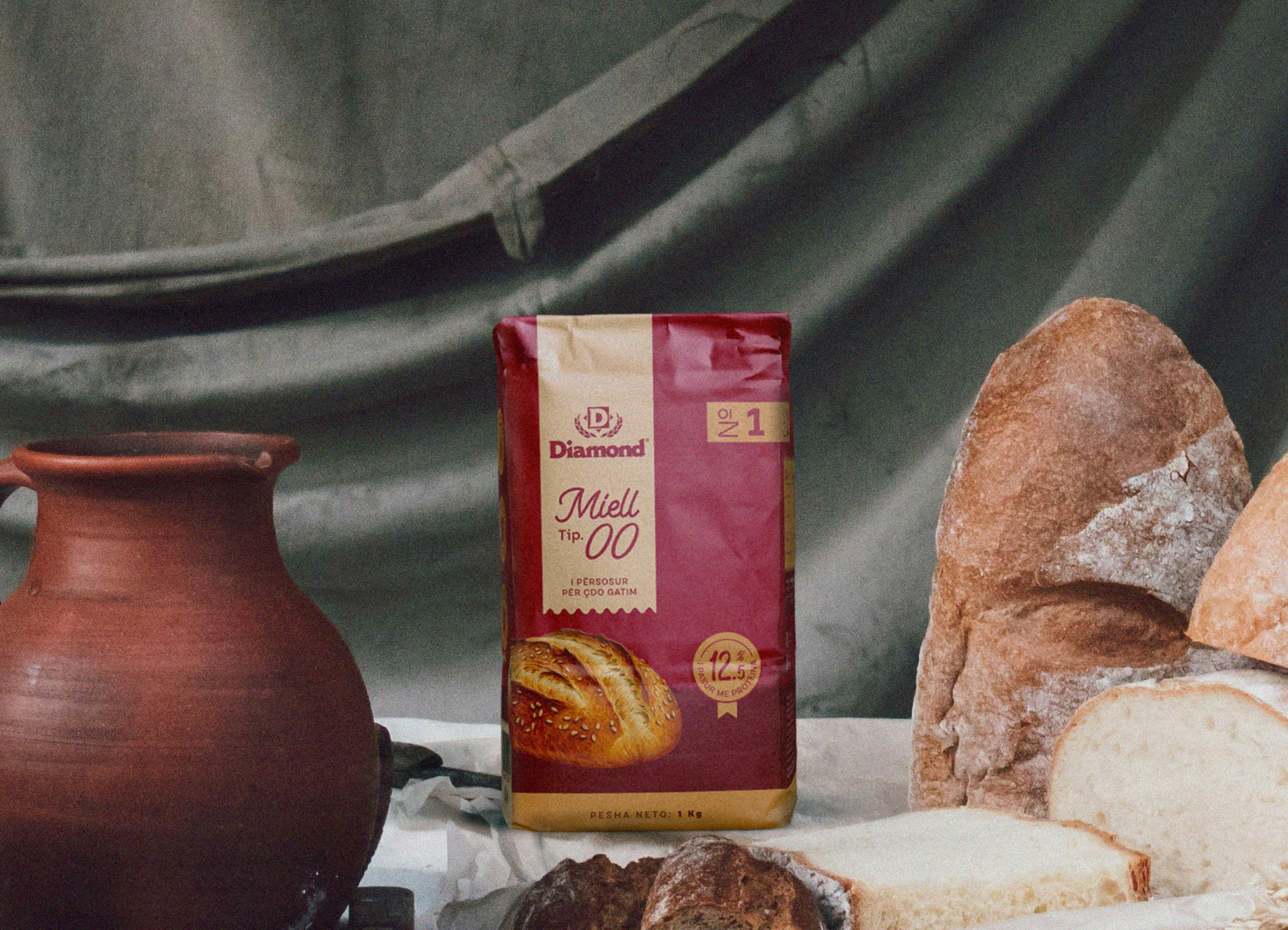 Diamond® flour packaging — A Number for Every Bake | BoldCrest