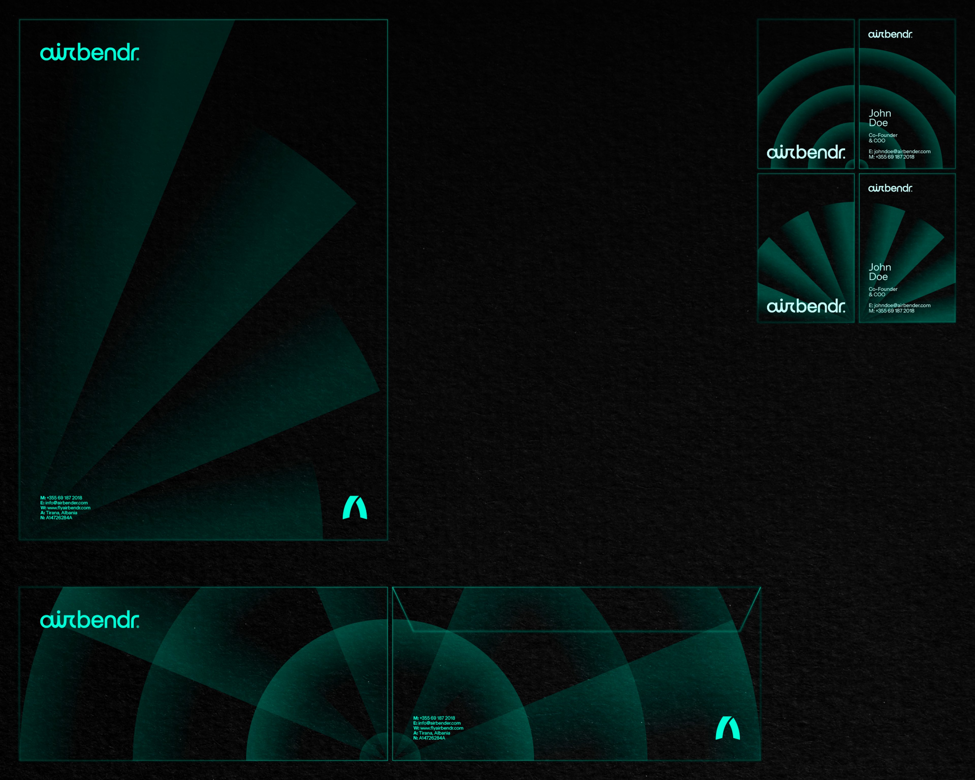 airbendr® visual identity — Airflow Takes Shape | BoldCrest