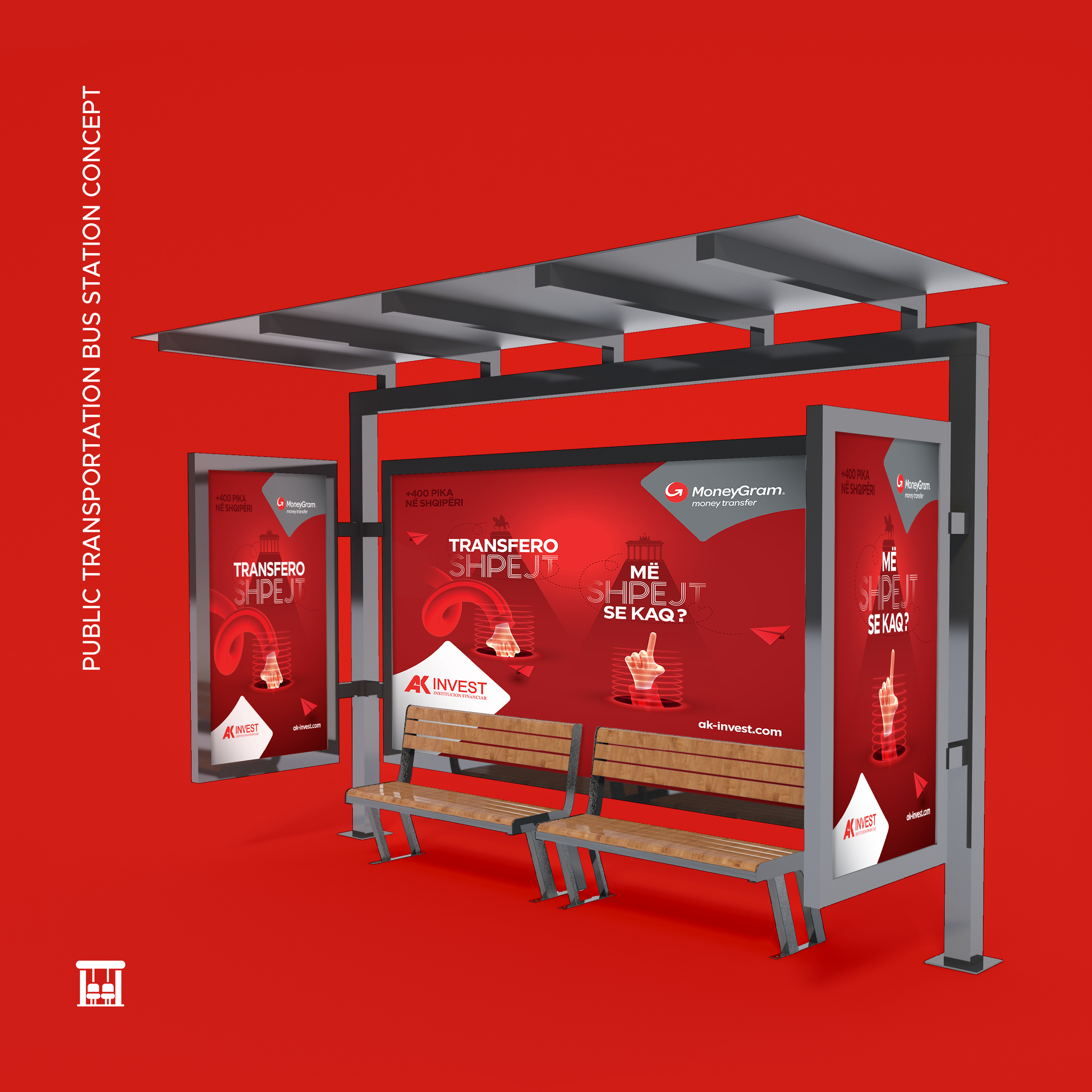AK-Invest advertising key visual — Fast Secure Transfers | BoldCrest