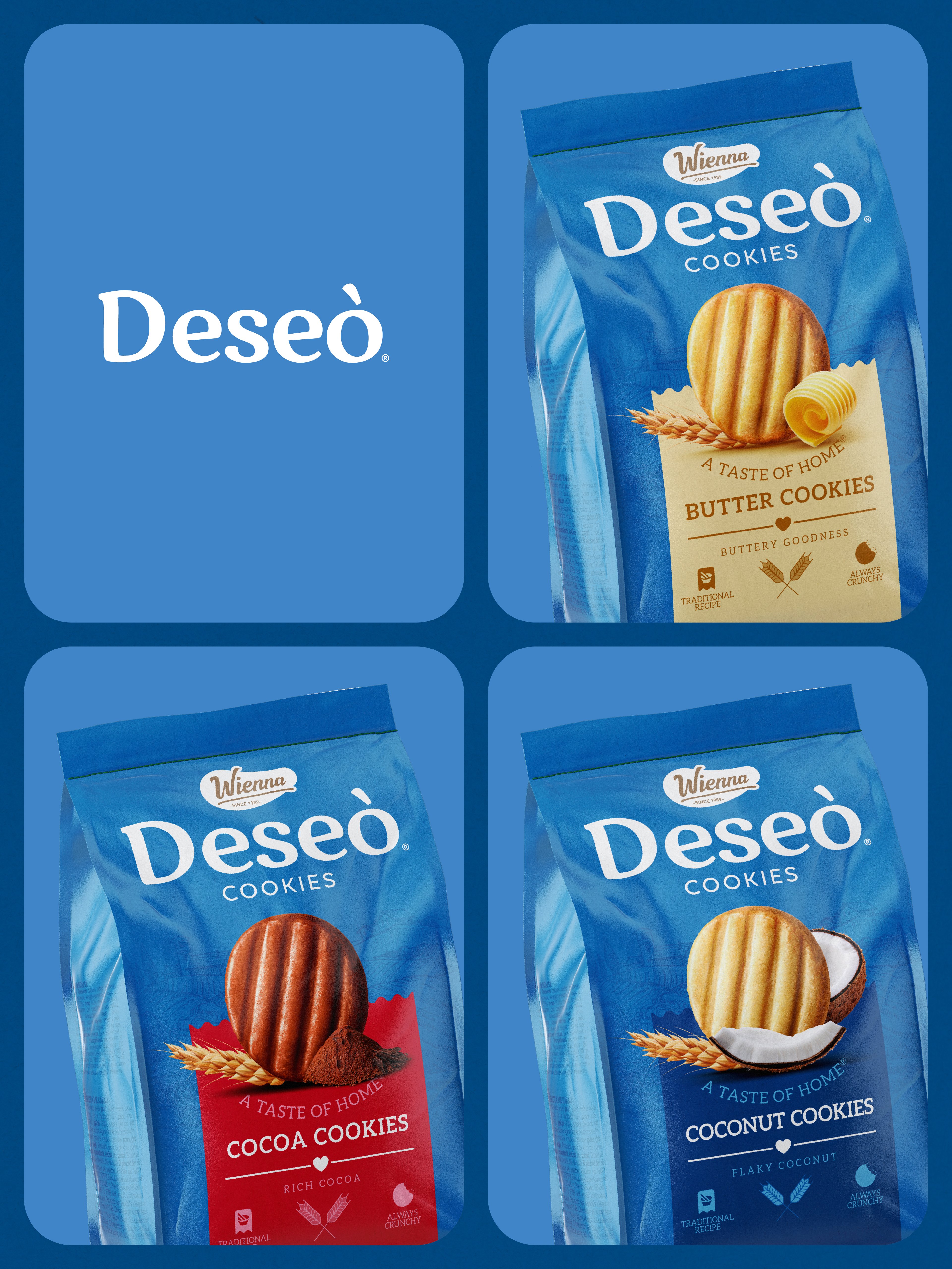 Deseò® pack range — A Taste of Home | BoldCrest