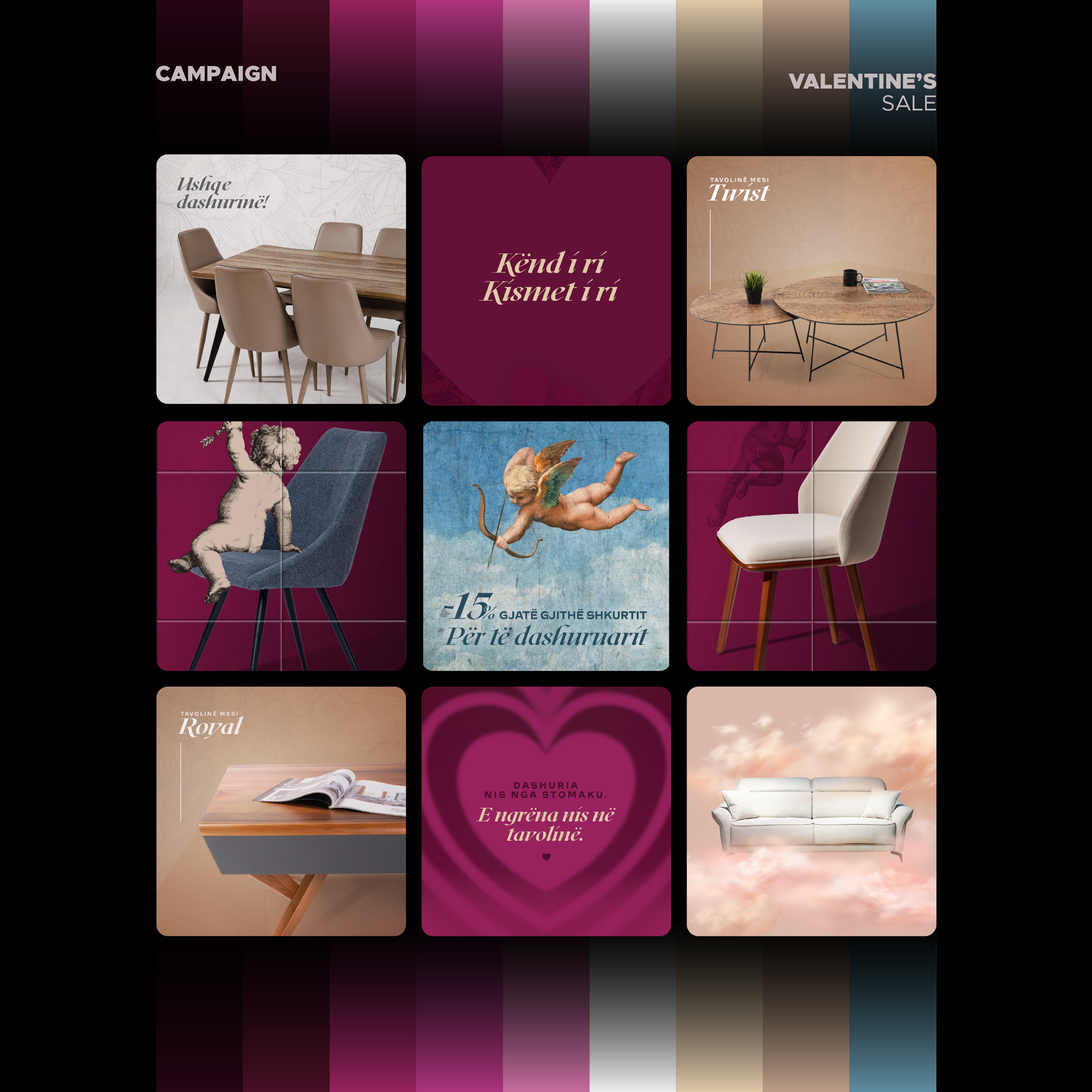 Tirana Home Store social content design — Make Room | BoldCrest
