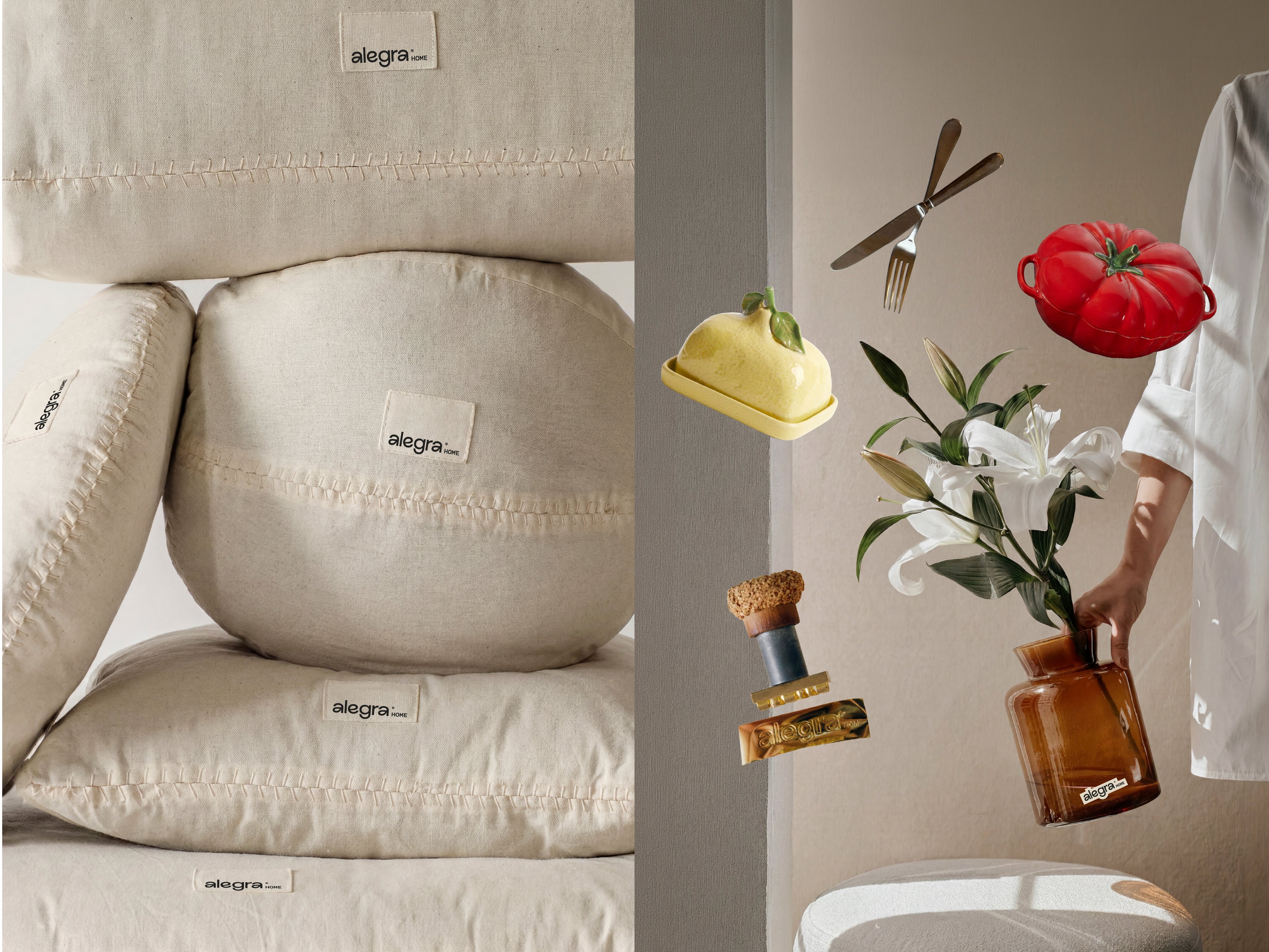 Alegra Home®, Alegra Home® | Refined Homeware, Branding · BoldCrest