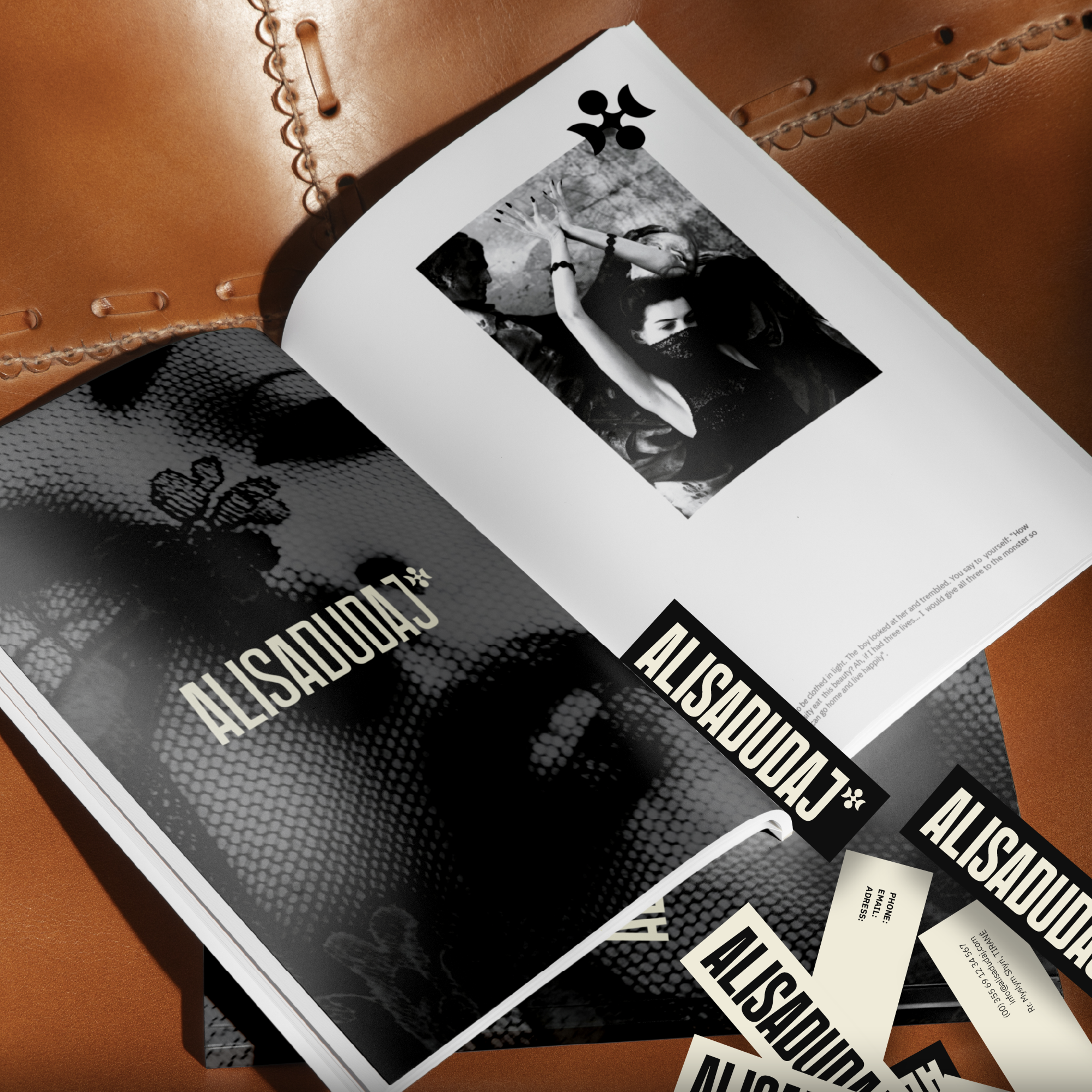 Alisa Dudaj typography and color — Fashion Through Heritage | BoldCrest