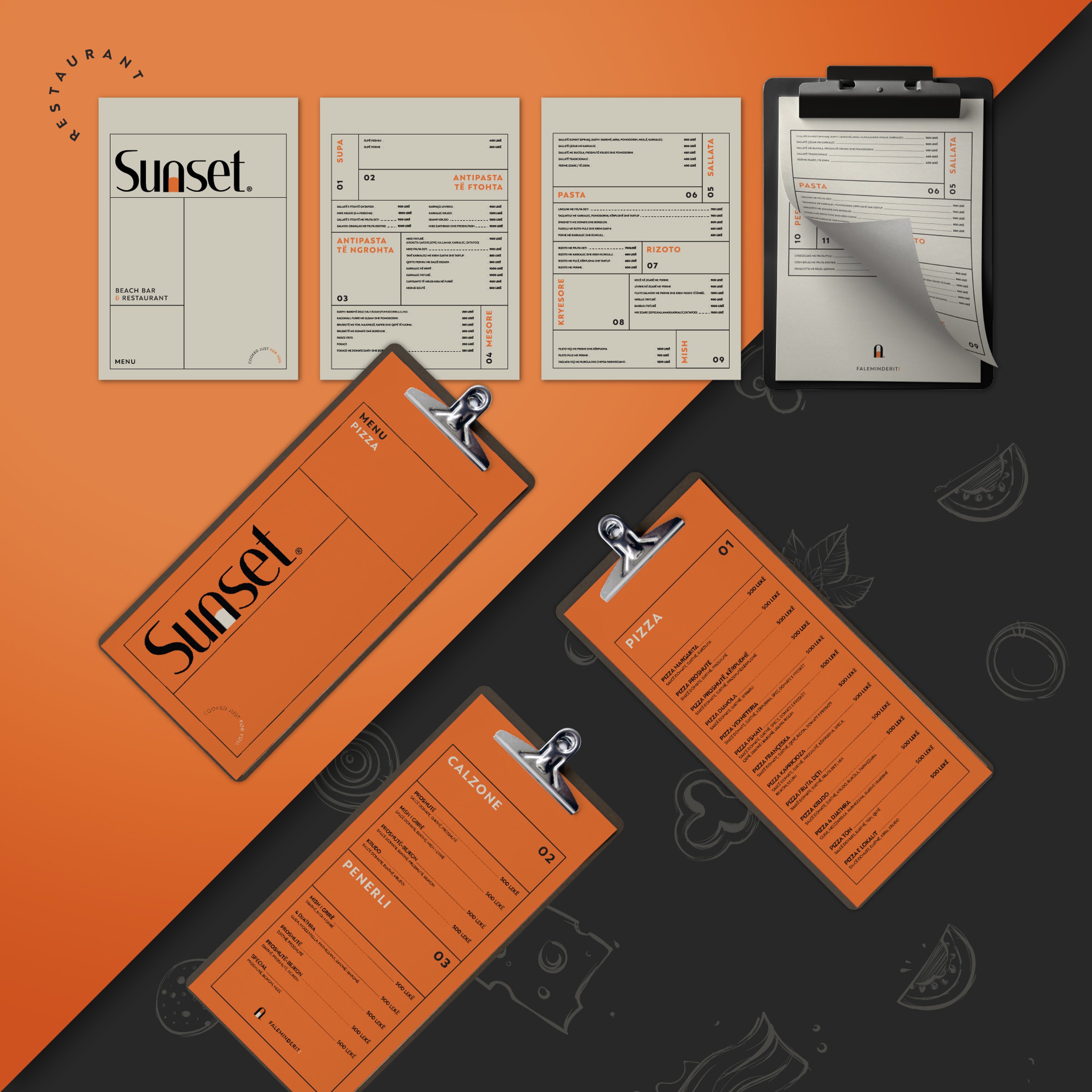 Sunset brand applications — The Sunset Identity | BoldCrest