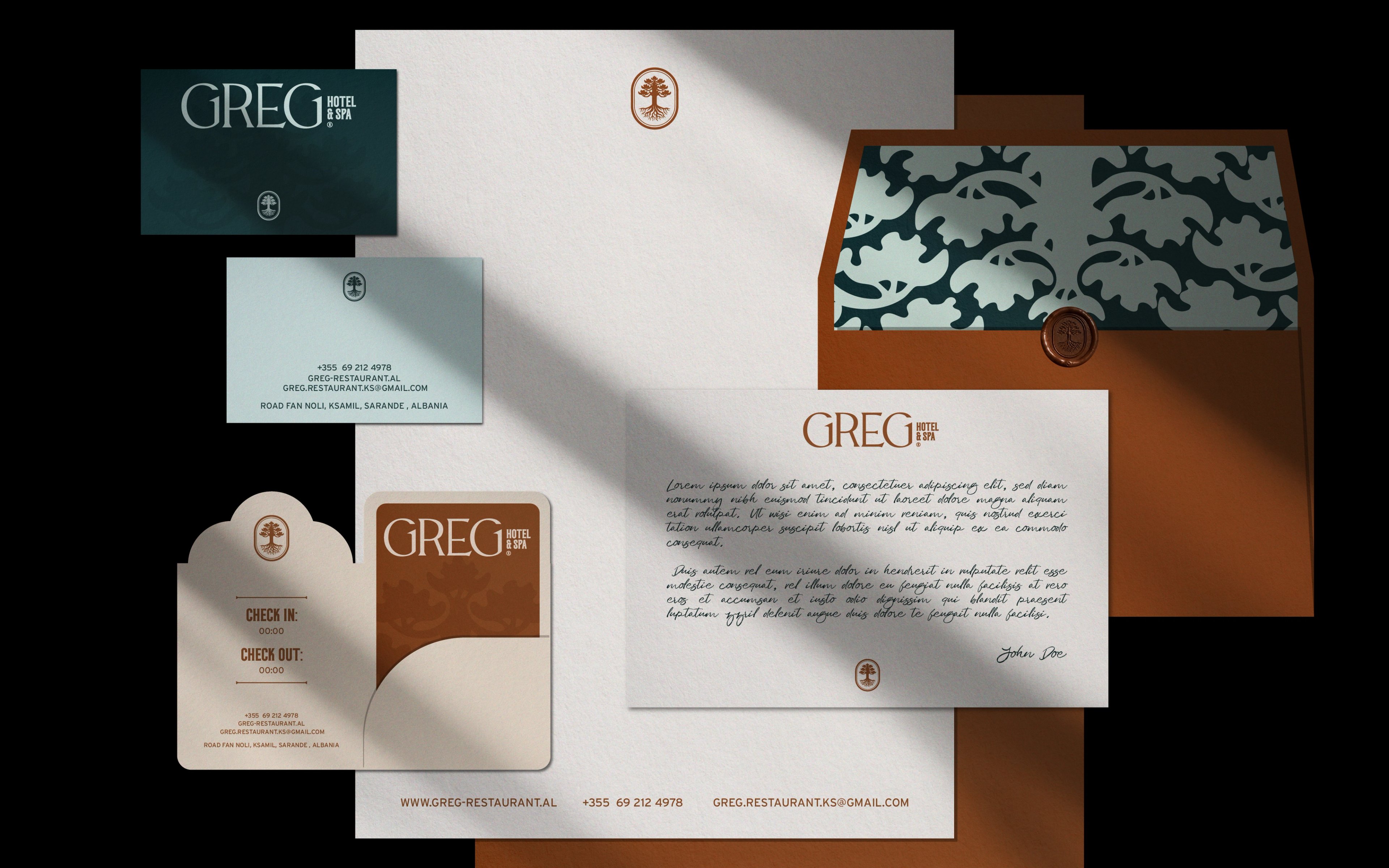 GREG Hotel & Spa visual identity — Greg the Brand | BoldCrest