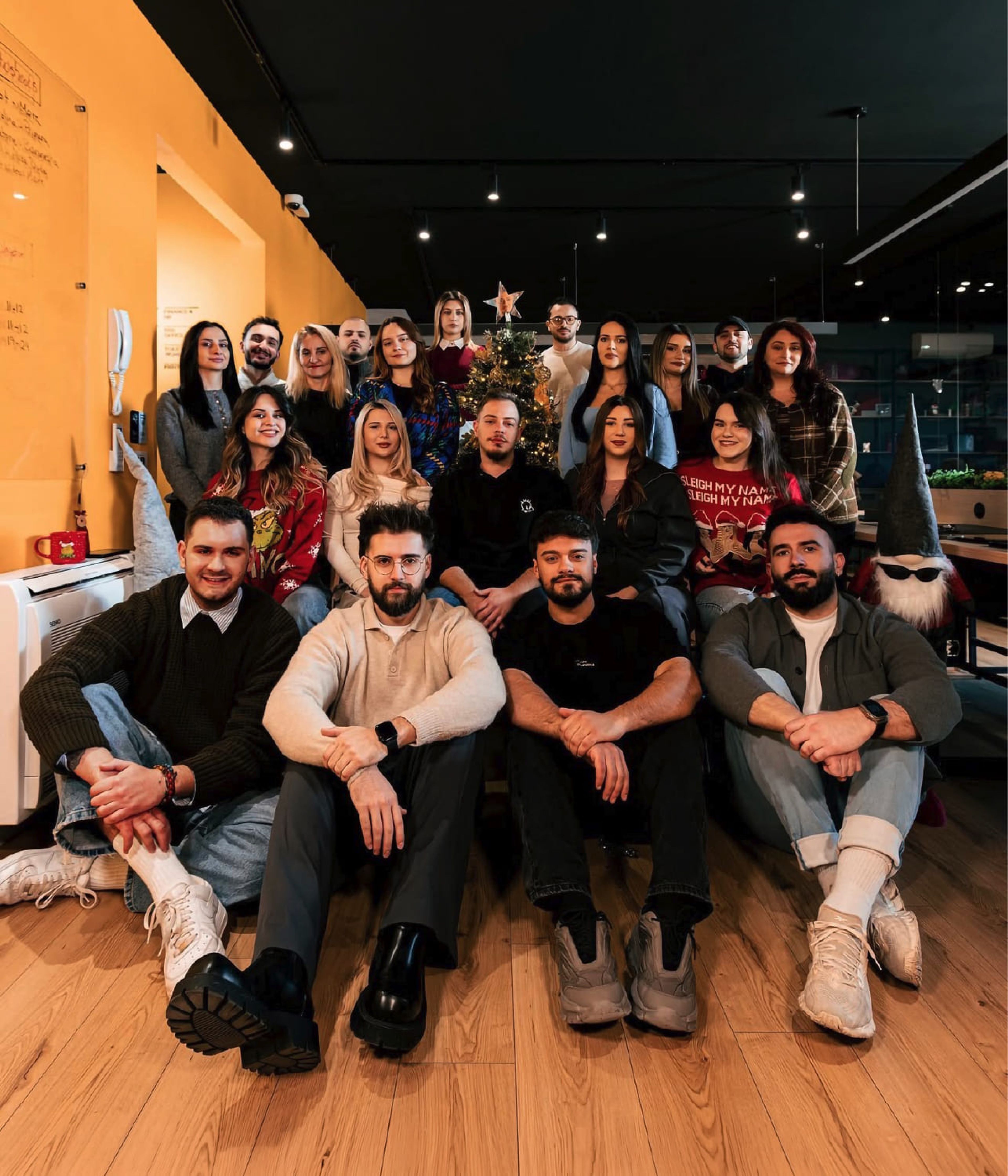 The BoldCrest family — branding agency in Tirana