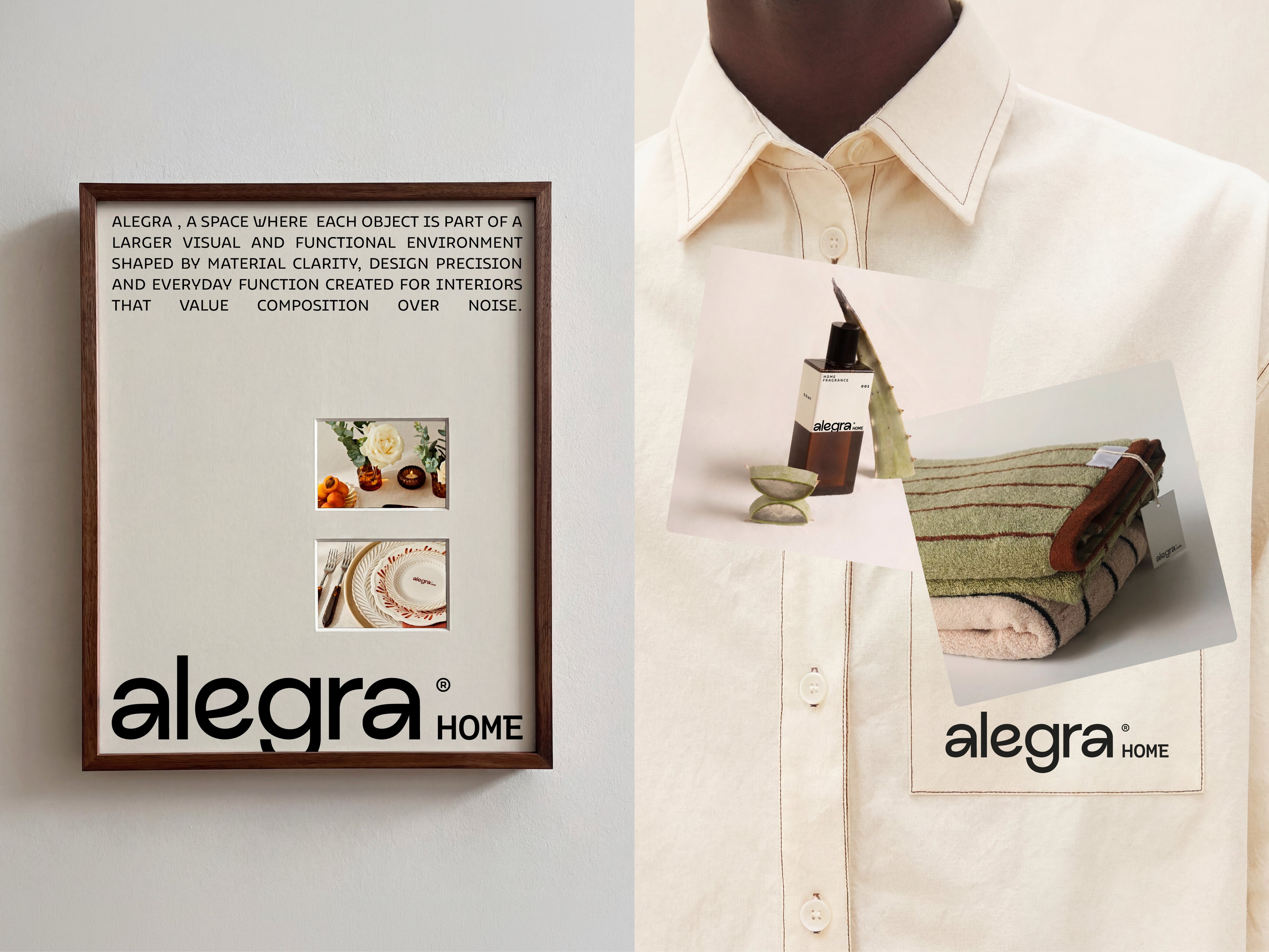 Alegra Home®, Alegra Home® | Refined Homeware, Branding · BoldCrest