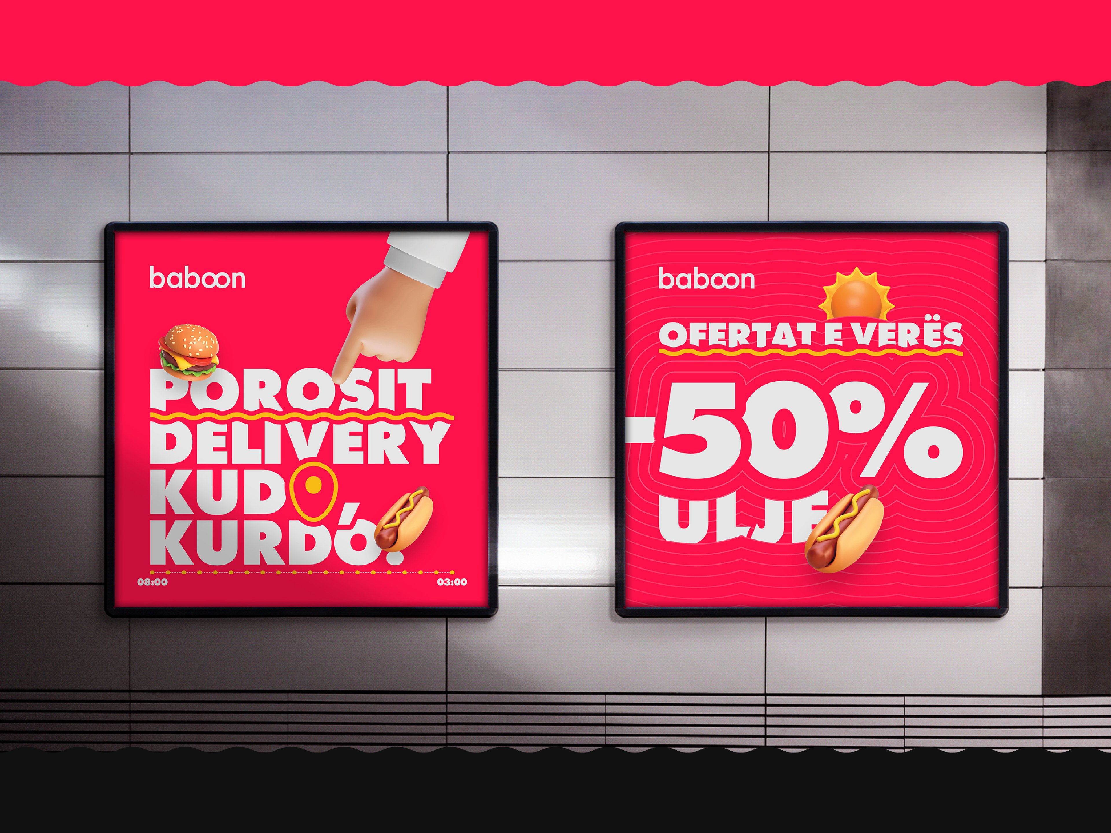 Baboon campaign concept — Paint the Town Red | BoldCrest