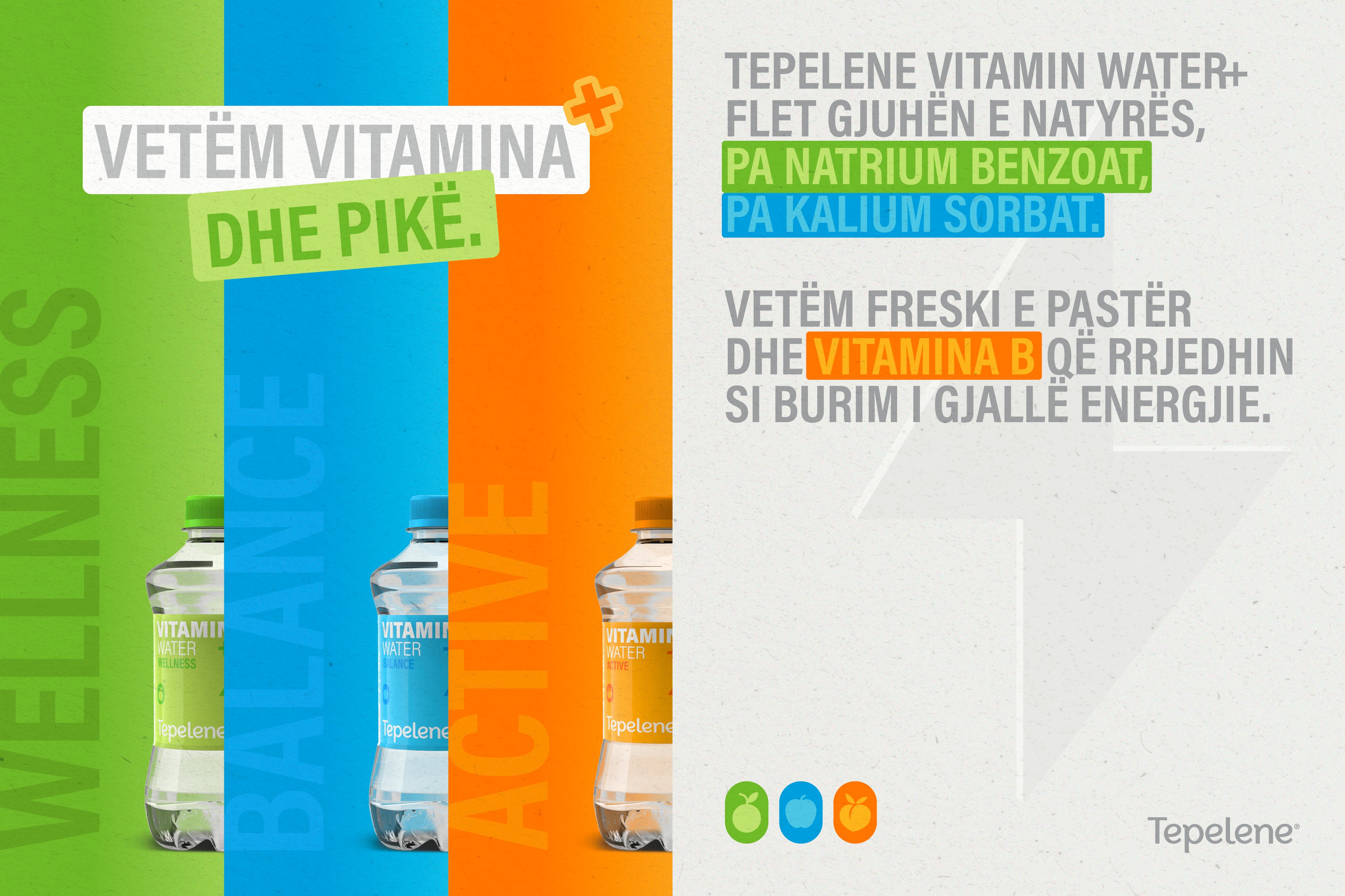 Tepelene® social post — Just Vitamins, Full Stop | BoldCrest