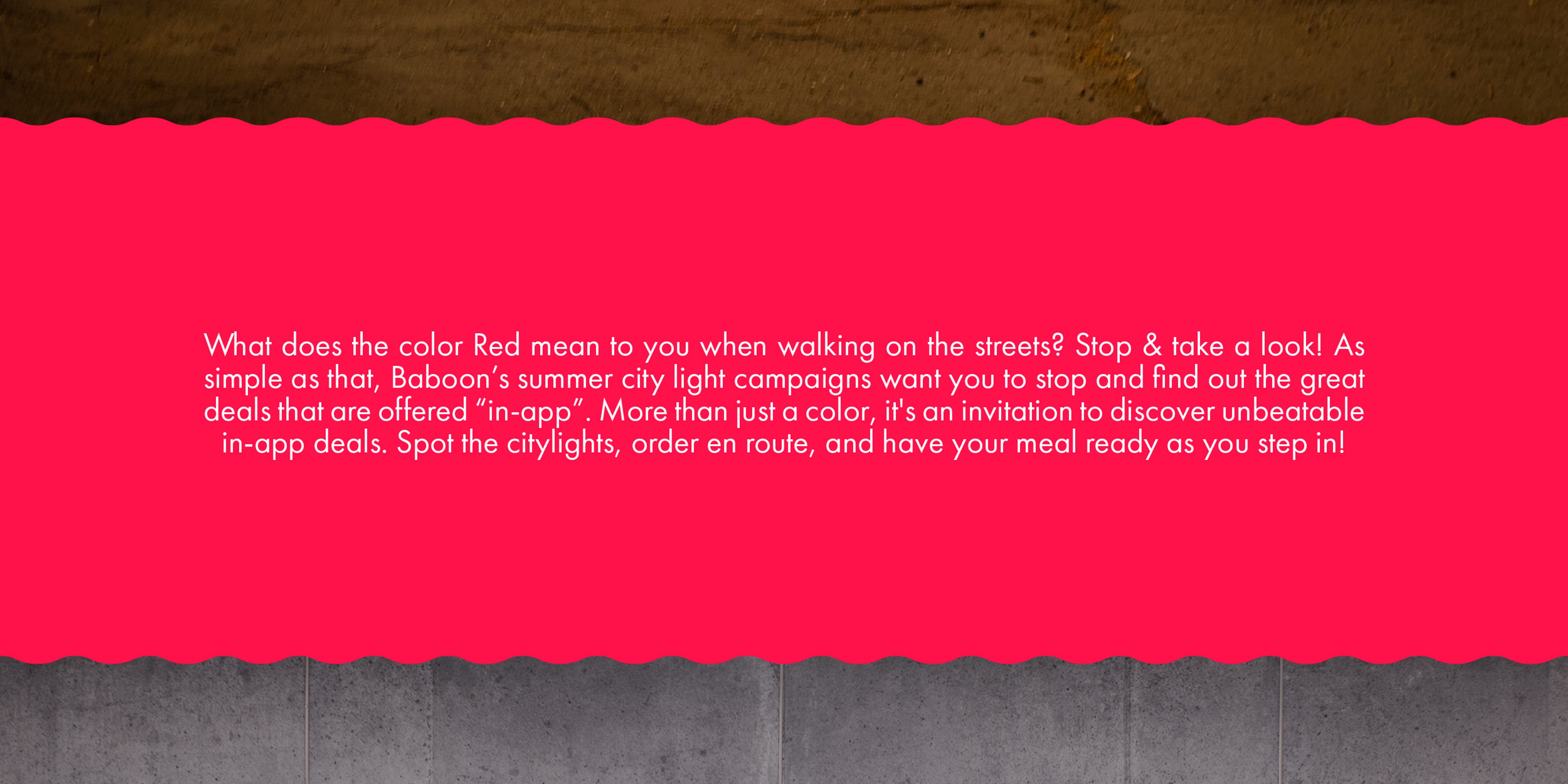 Baboon®, Baboon® | Paint the Town Red, Creative Advertising · BoldCrest