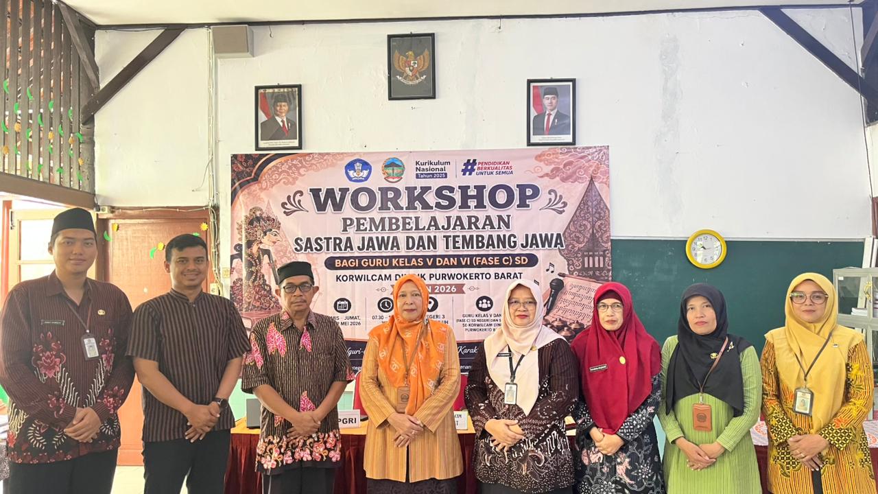Lestarikan Budaya Jawa, KKG Fase C Korwilcam Dindik Purwokerto Barat Sukses Gelar Workshop Tembang Macapat dan Aksara Jawa