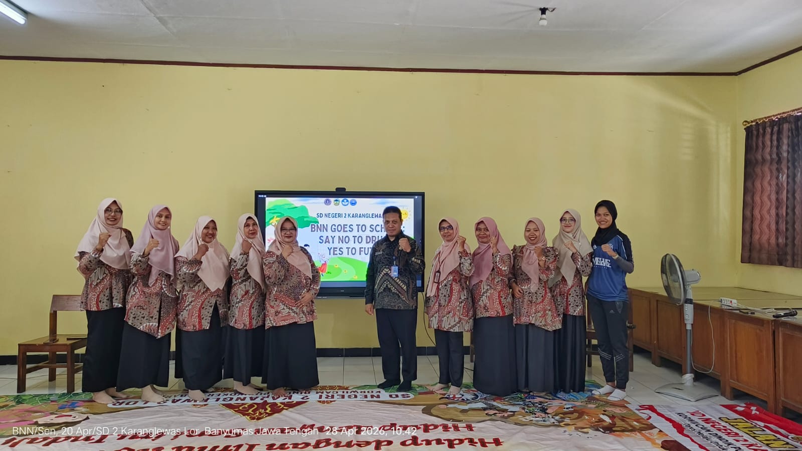 Bentengi Generasi Emas Sejak Dini: BNN Goes To School Hadir di SD Negeri 2 Karanglewas Lor