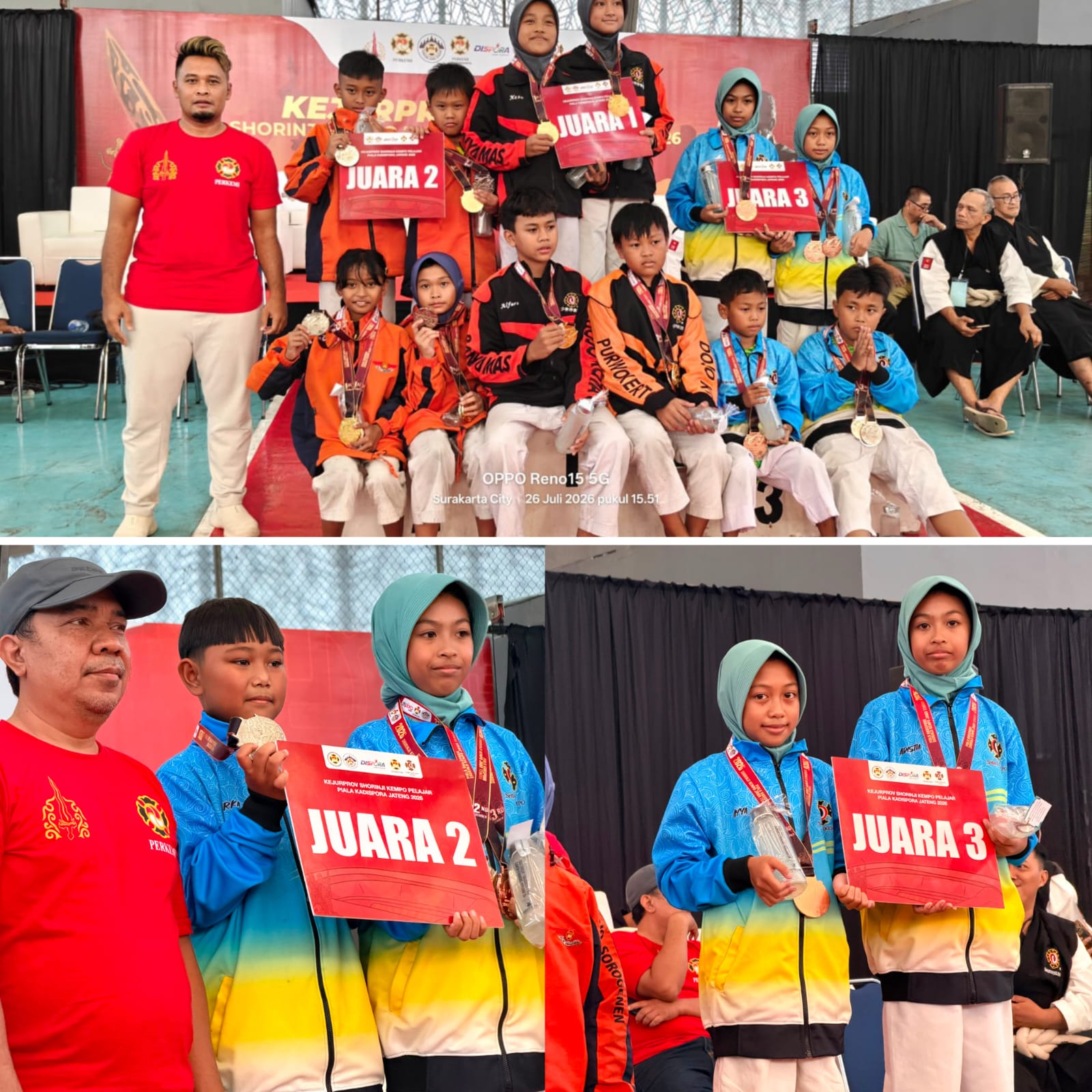 Dua Siswa SD Negeri 1 Bantarsoka Harumkan Nama Purwokerto Barat di Kejurprov Pelajar Shorinji Kempo Piala Kadispora Jawa Tengah 2026