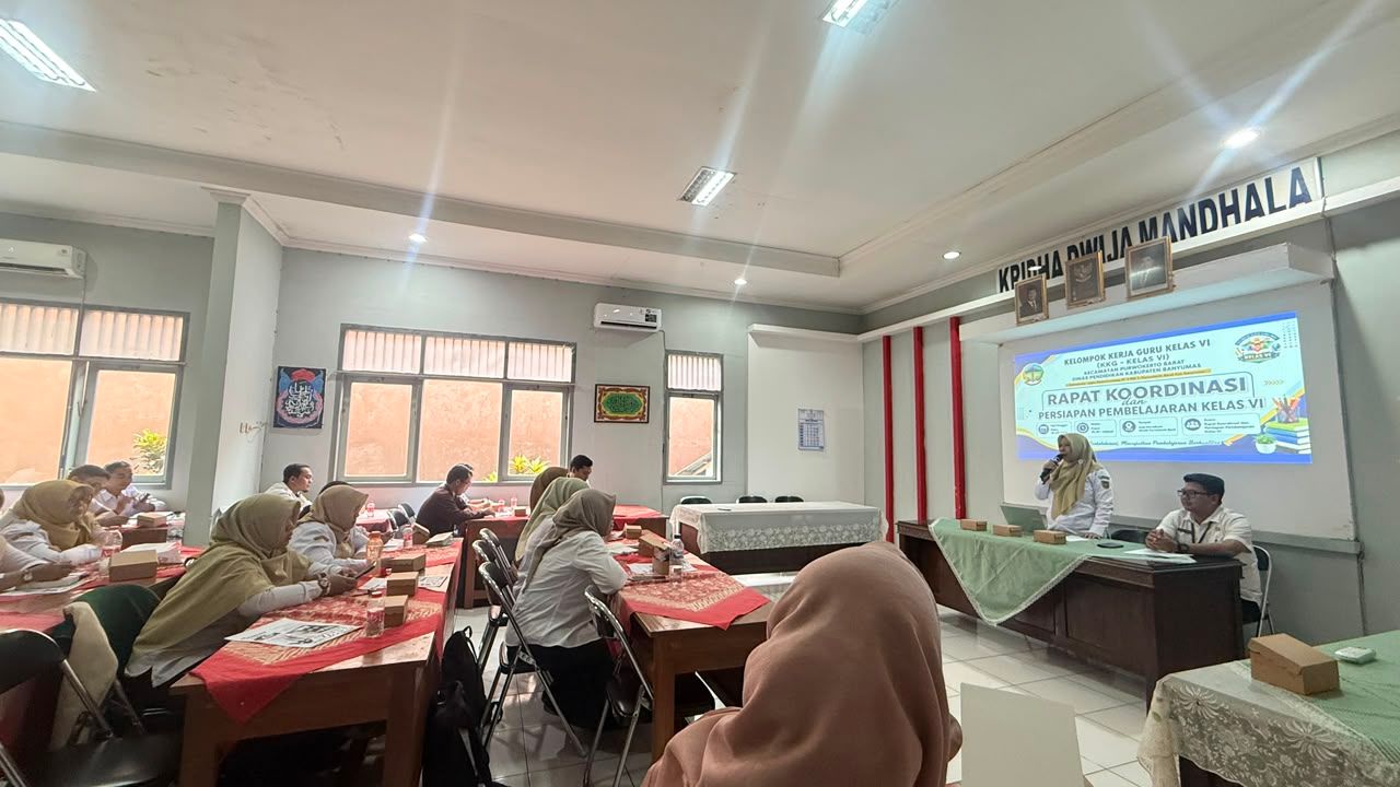 Rapat Koordinasi KKG Kelas VI: Menyatukan Langkah Mempersiapkan Pembelajaran Berkualitas Menuju TKA 2027