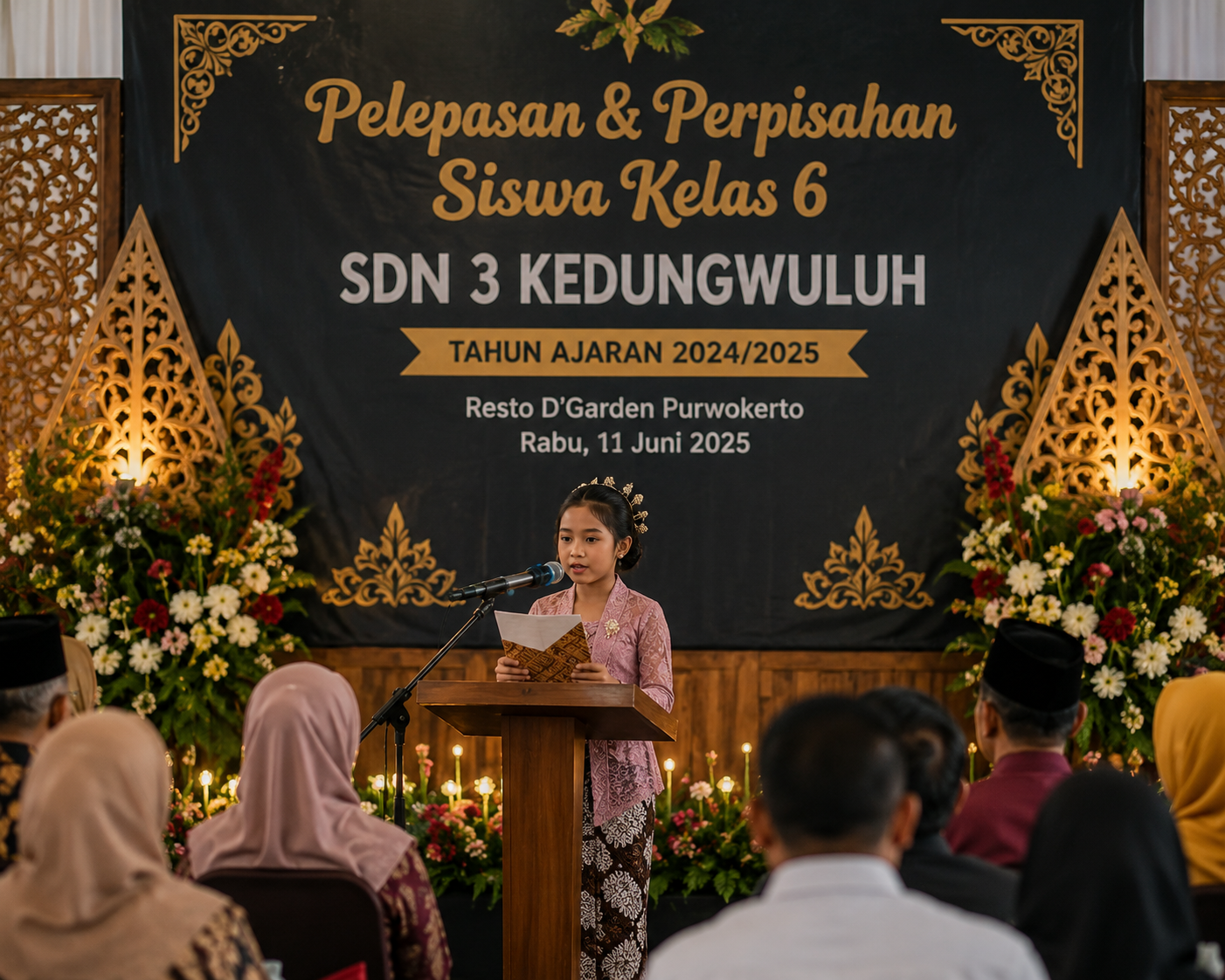 Nguri-Uri Bahasa Daerah, Pidato Haru Bahasa Jawa Perwakilan Siswa SDN 3 Kedungwuluh Teteskan Air Mata Hadirin