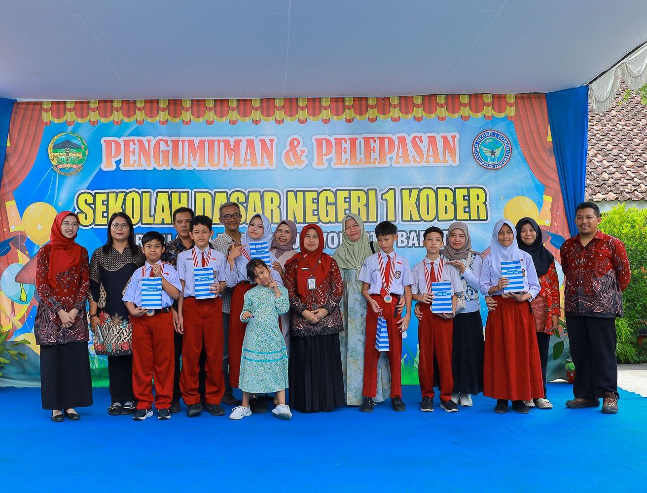 Lulus 100%, SDN 1 Kober Ukir Prestasi Gemilang Nilai TKAD-TKA dan Gelar Perpisahan Meriah
