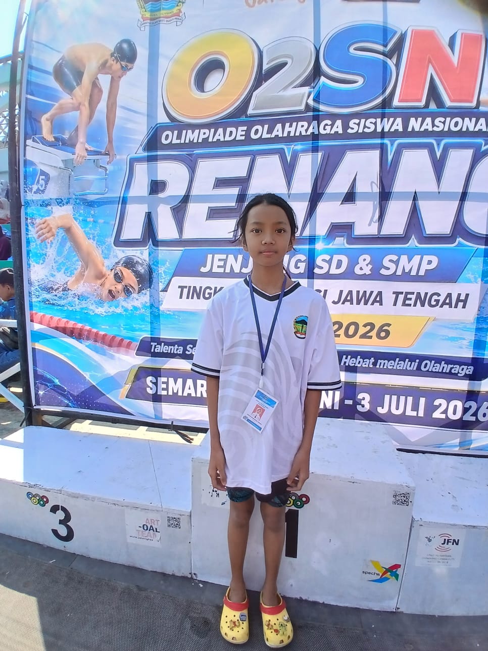 Shahia Khoirunnisa Jasmine Wakili Kabupaten Banyumas pada O2SN Tingkat Provinsi Jawa Tengah