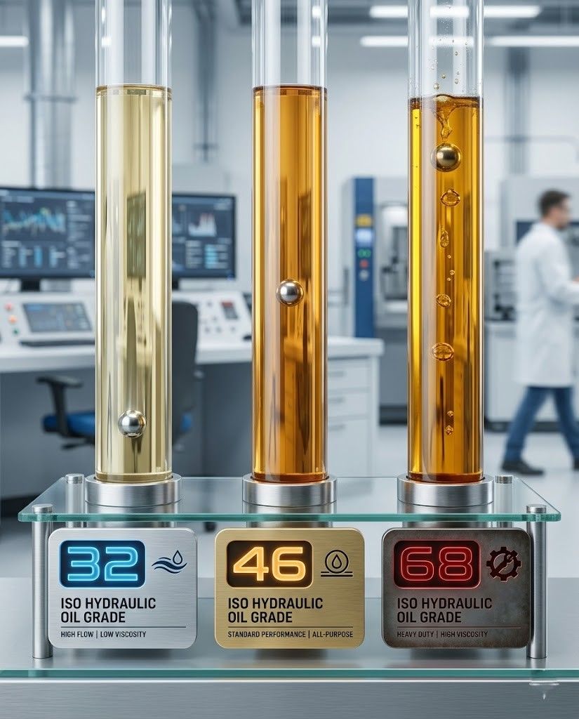 What about hydraulic oil 32 vs 46 or 68?