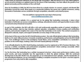 WFA Official Statement