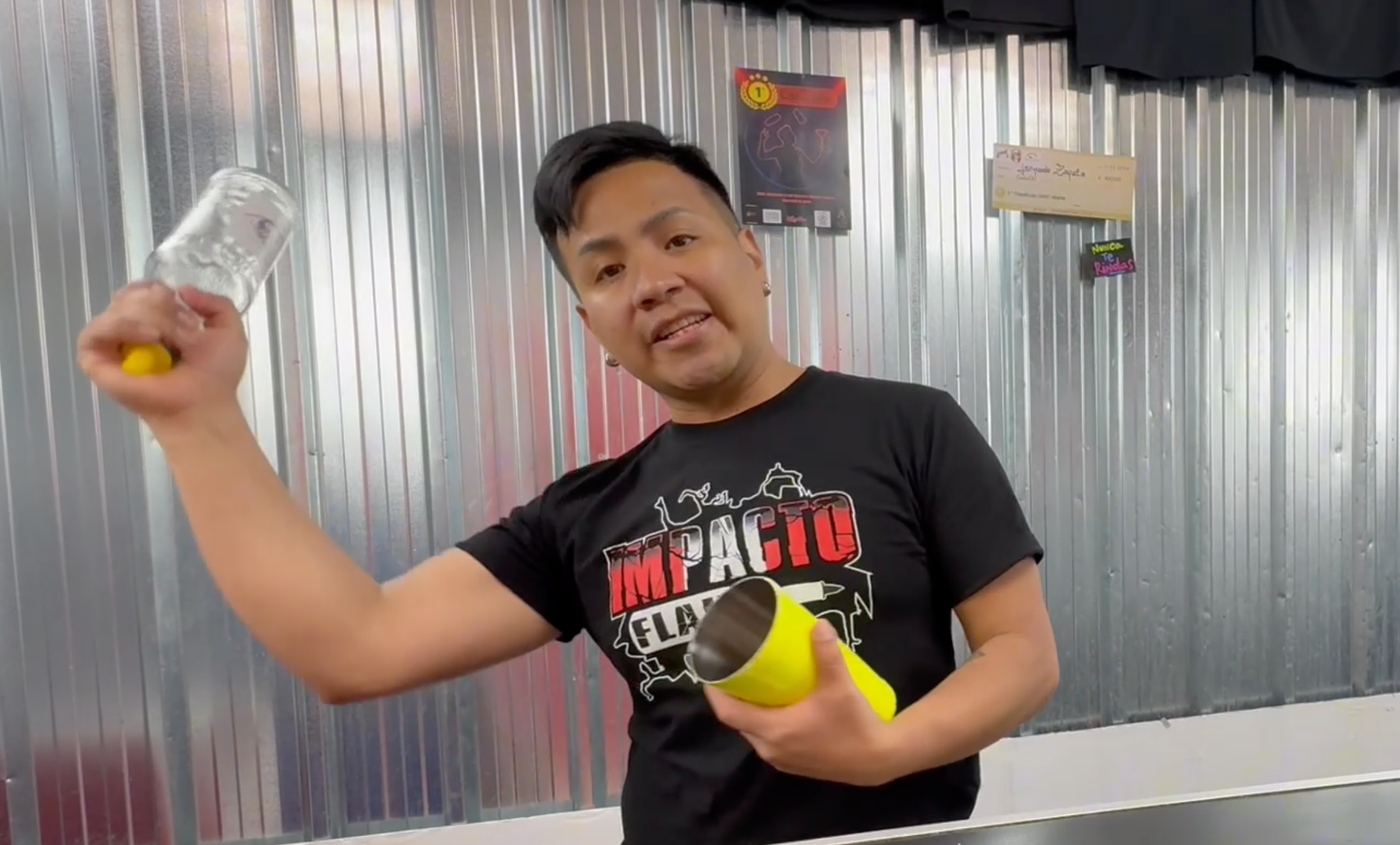 Yonny Aguilar: Signature Bottle Tin & Two Tin Bottle sequence