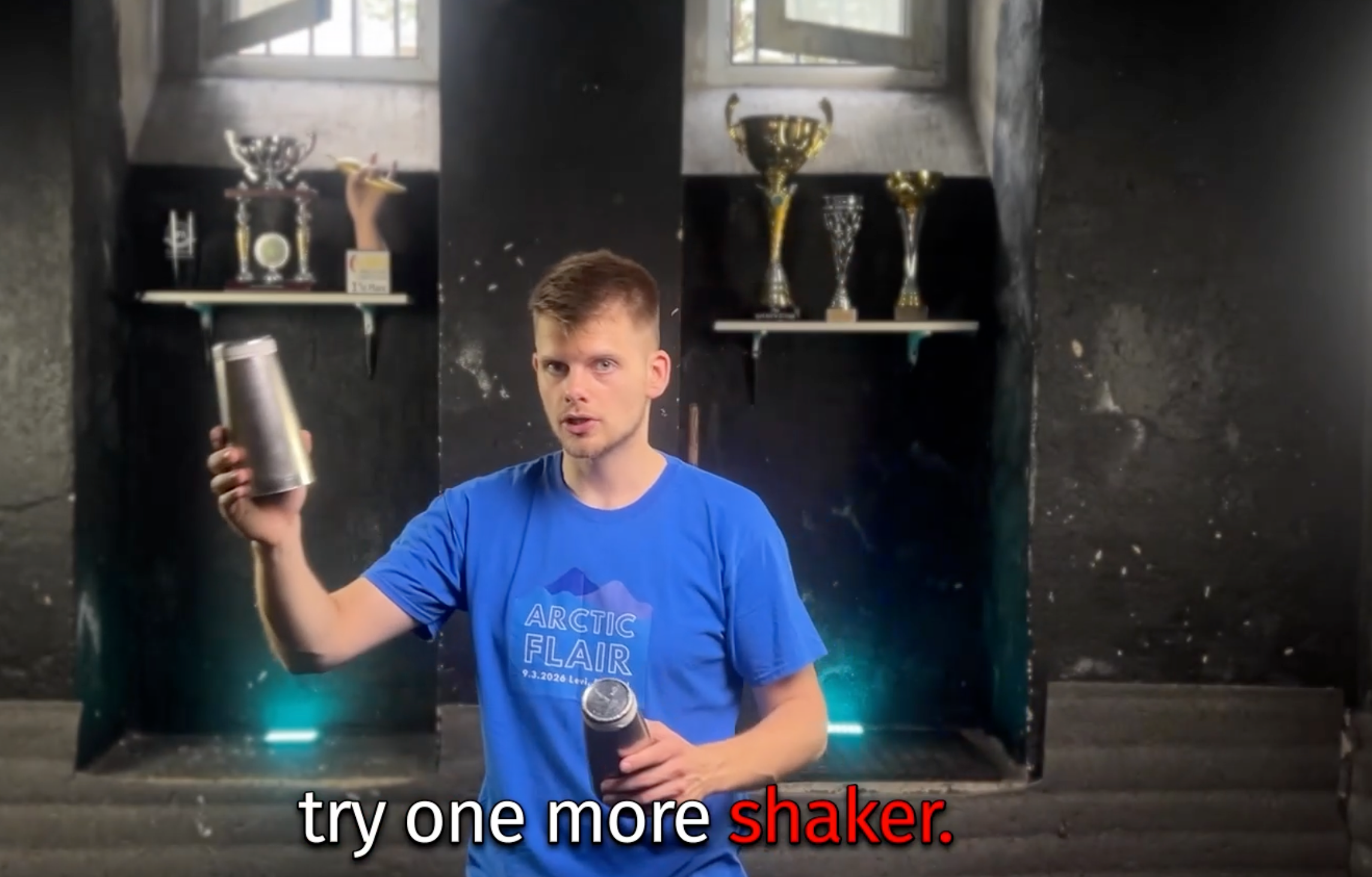 Pro Level 3 Shakers 1 Bottle Exhibition Flair Sequence