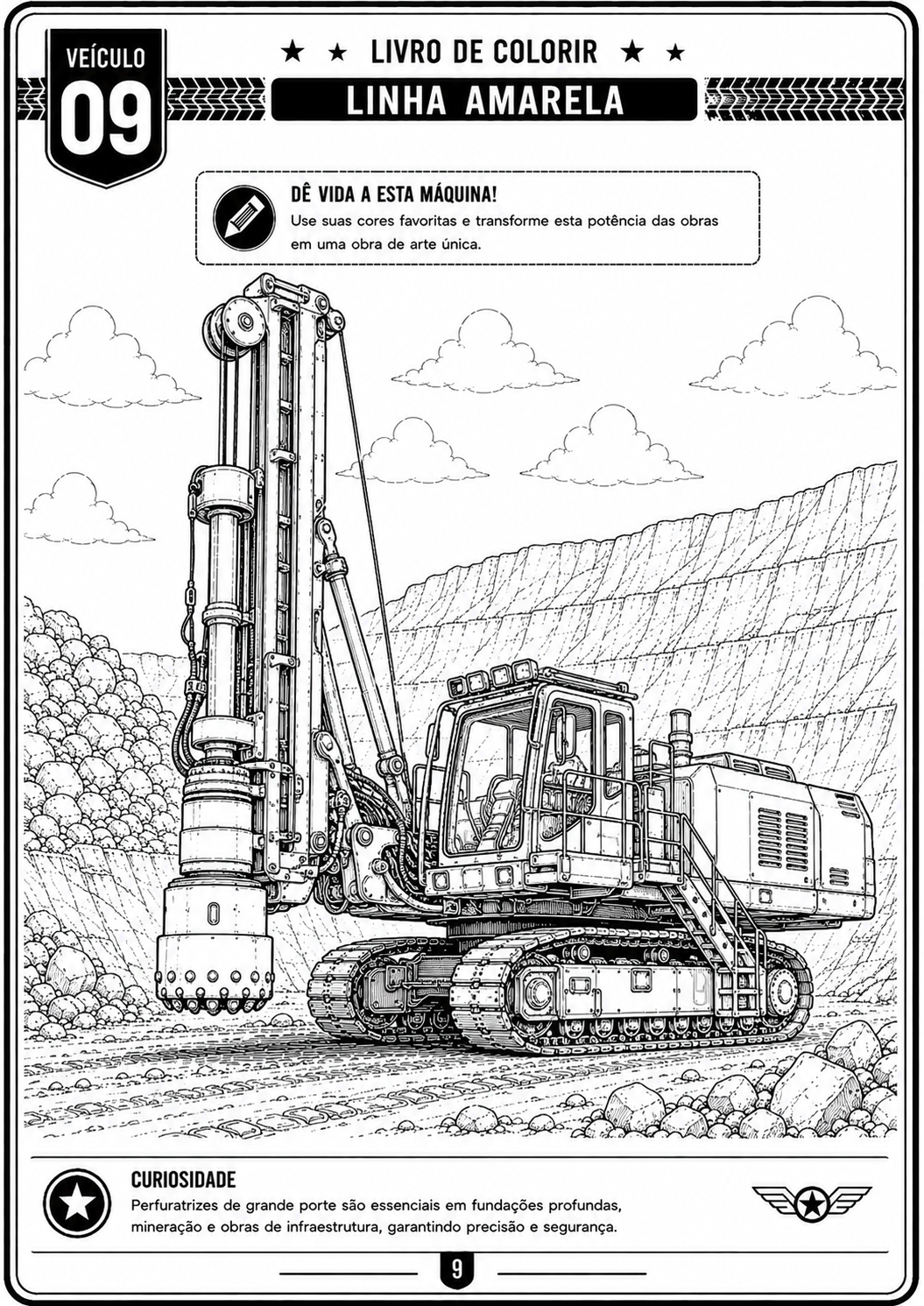Amostra 2 do livro Livro de Colorir: Linha Amarela