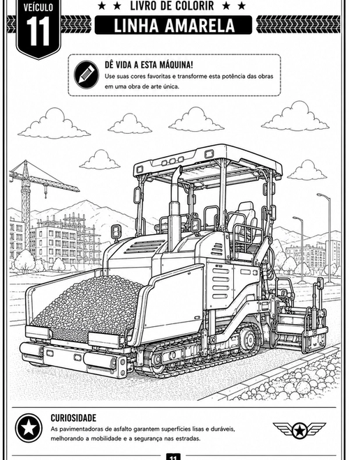 Amostra 3 do livro Livro de Colorir: Linha Amarela