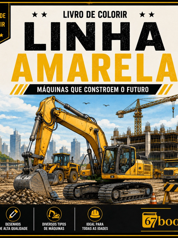 Capa do livro Livro de Colorir: Linha Amarela