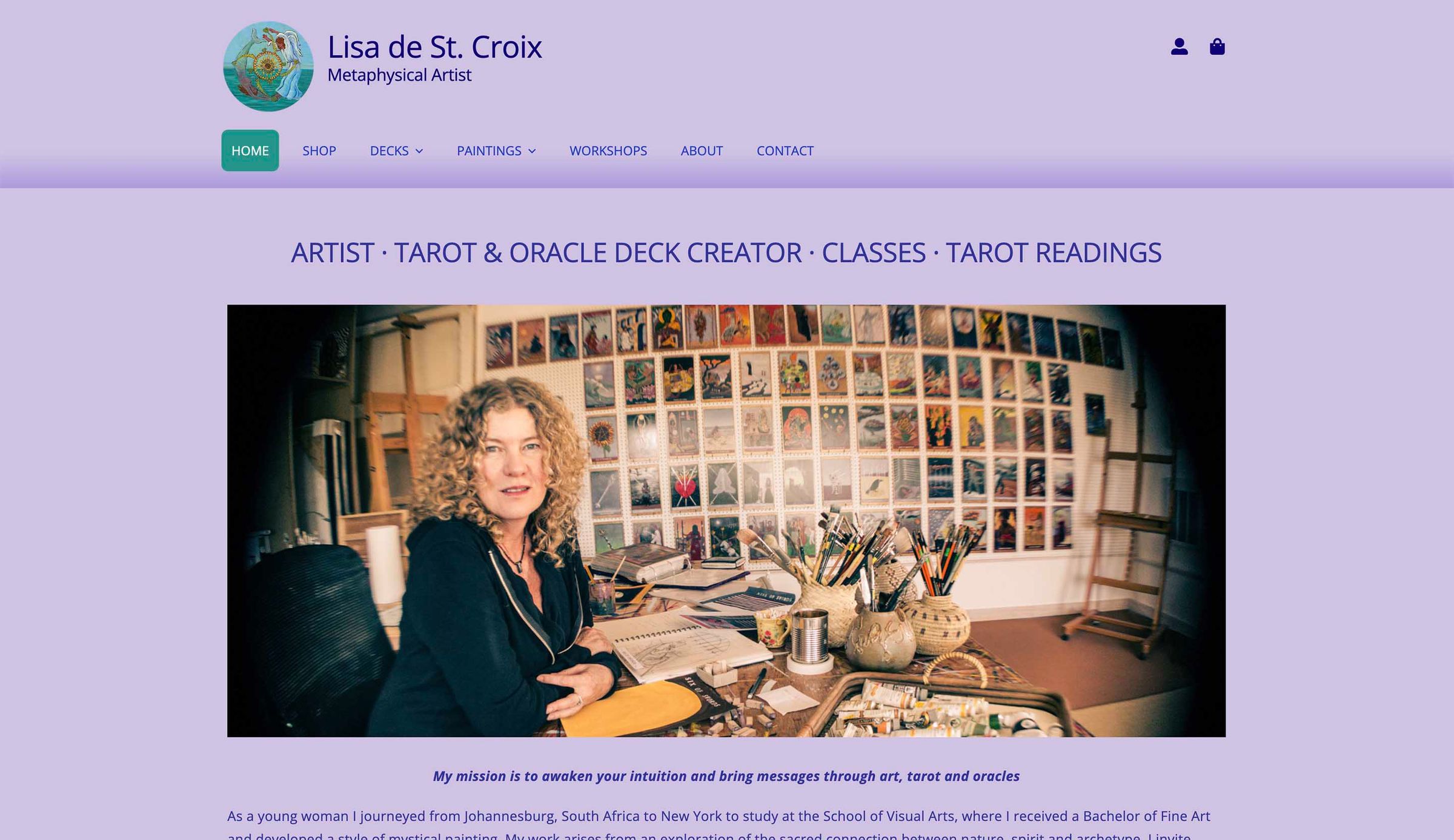 Lisa Home page