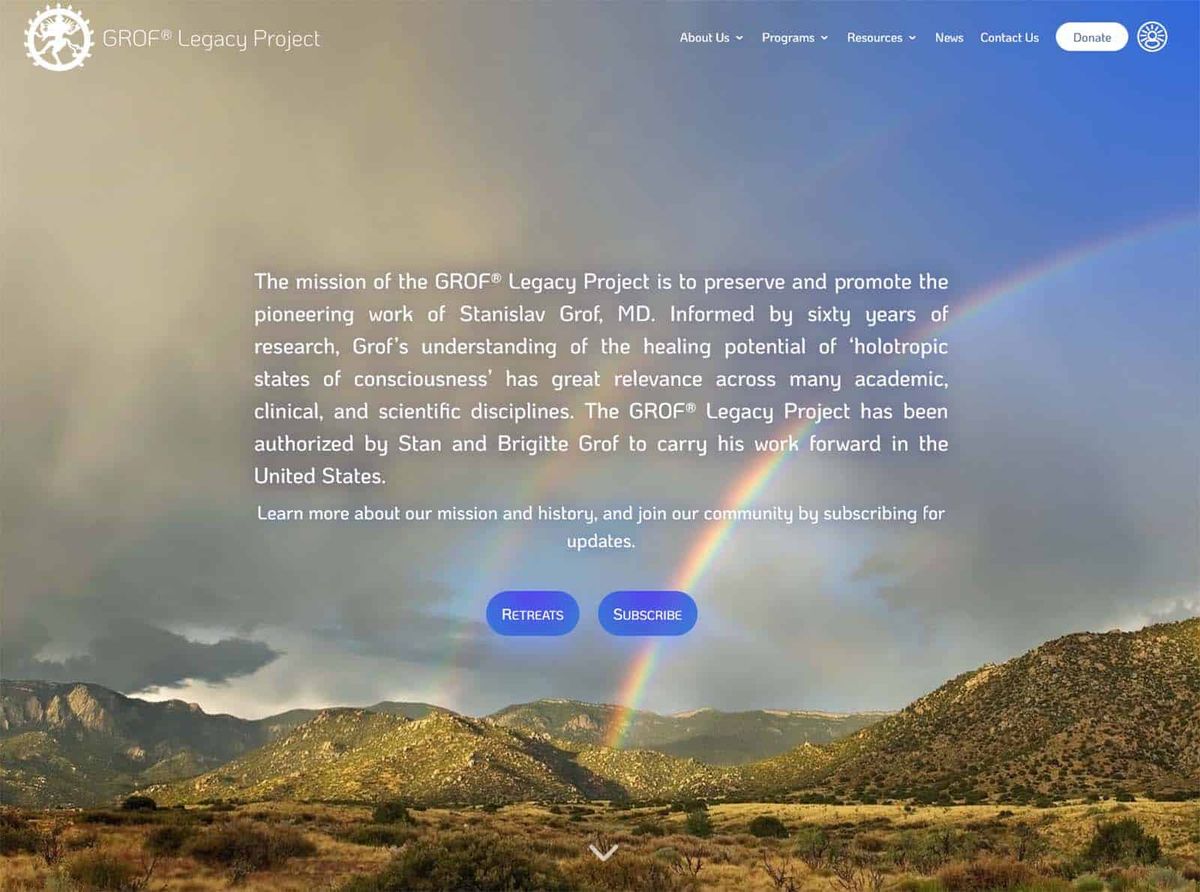 Grof Legacy Project Home Page