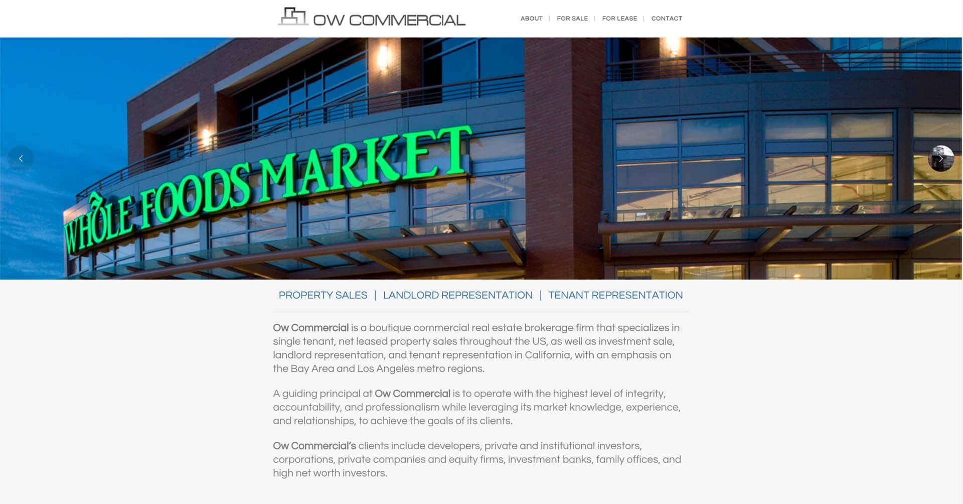 Home page