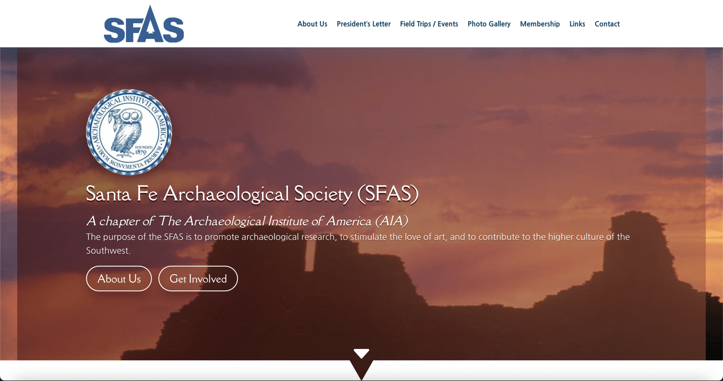 Santa Fe Archaeological Society home page