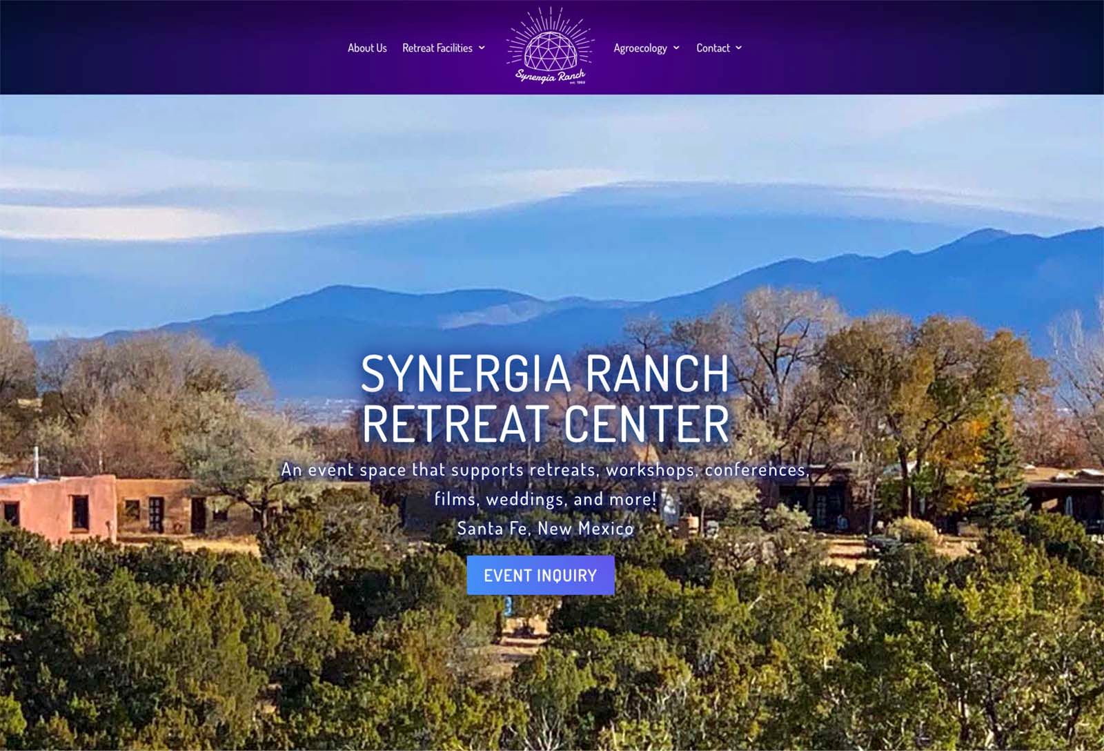 Synergia Ranch Home Page