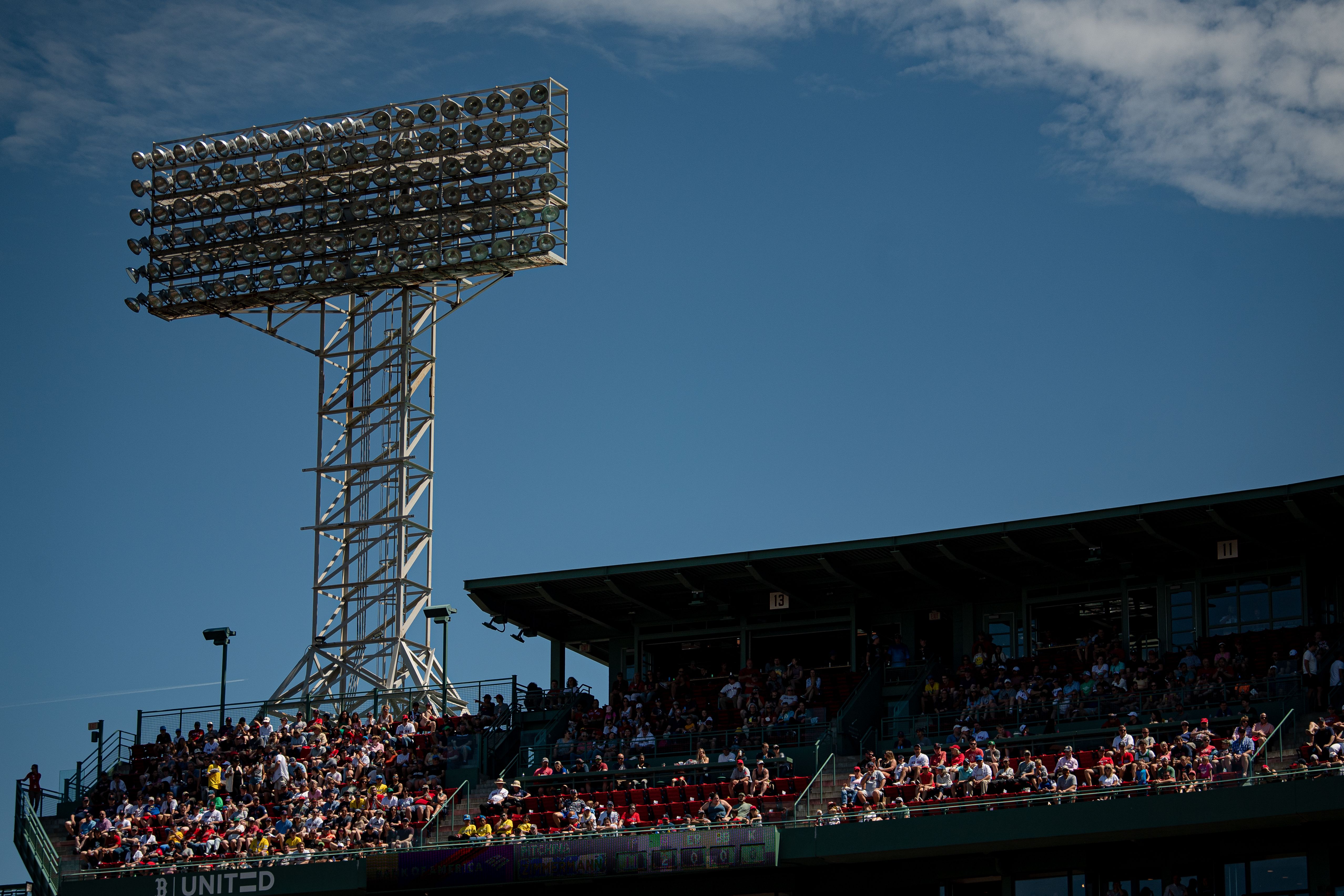 Fans at a stadium