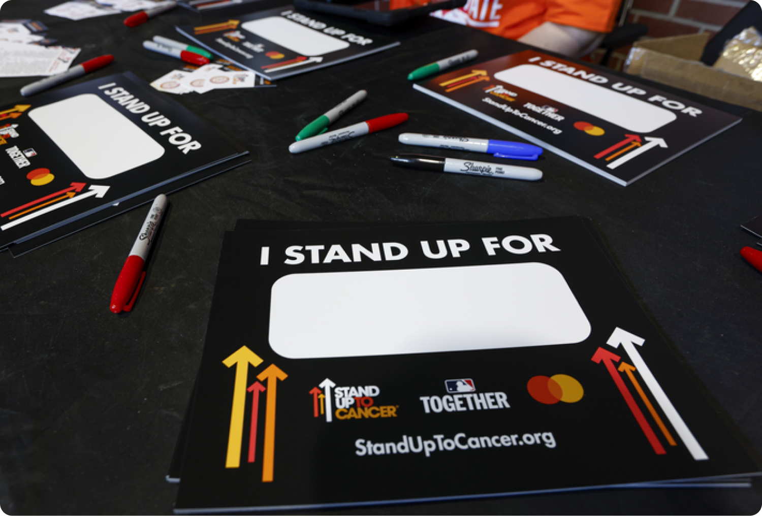 Stand Up To Cancer Placard