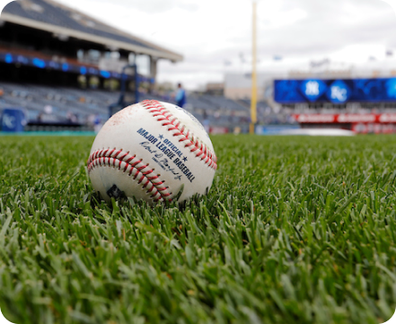 MLB baseball at a stadium