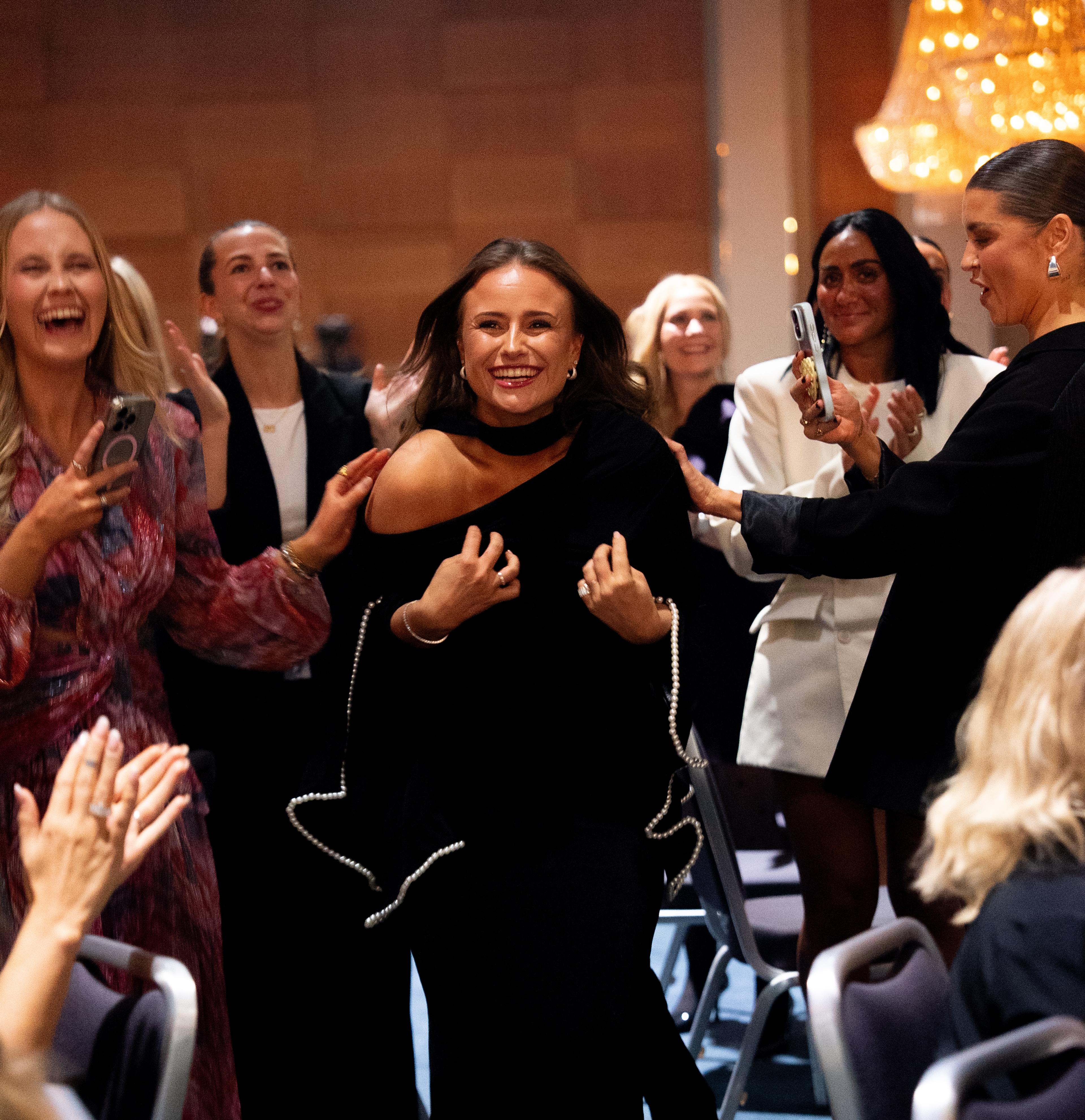 Mathea Bjørndalen under VIXEN Awards 2025. Foto: David Pedersen