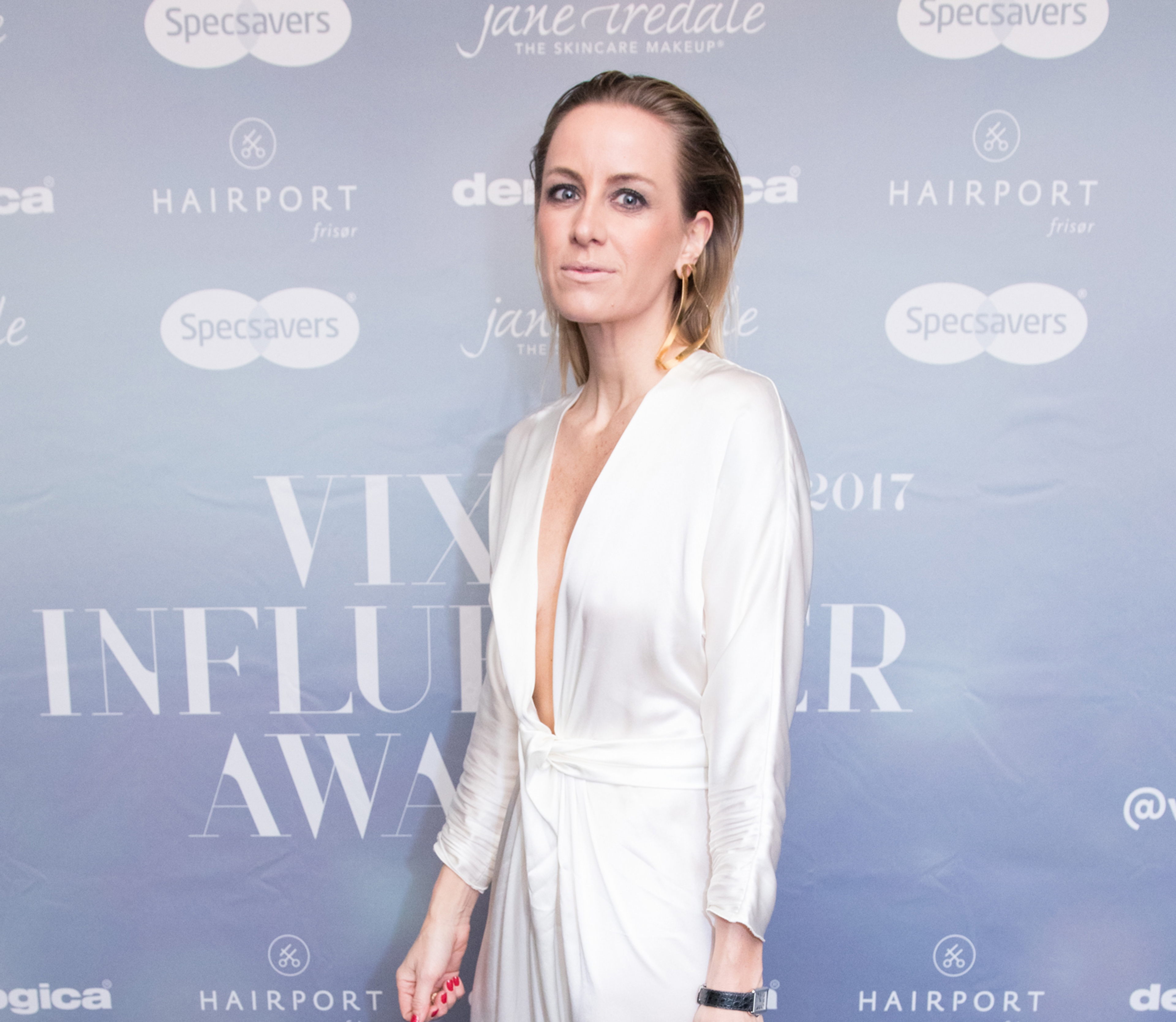 Celine Aagard på rød løper under VIXEN Influenser Awards 2017 hvor hun vant prisen årets influenser mote.