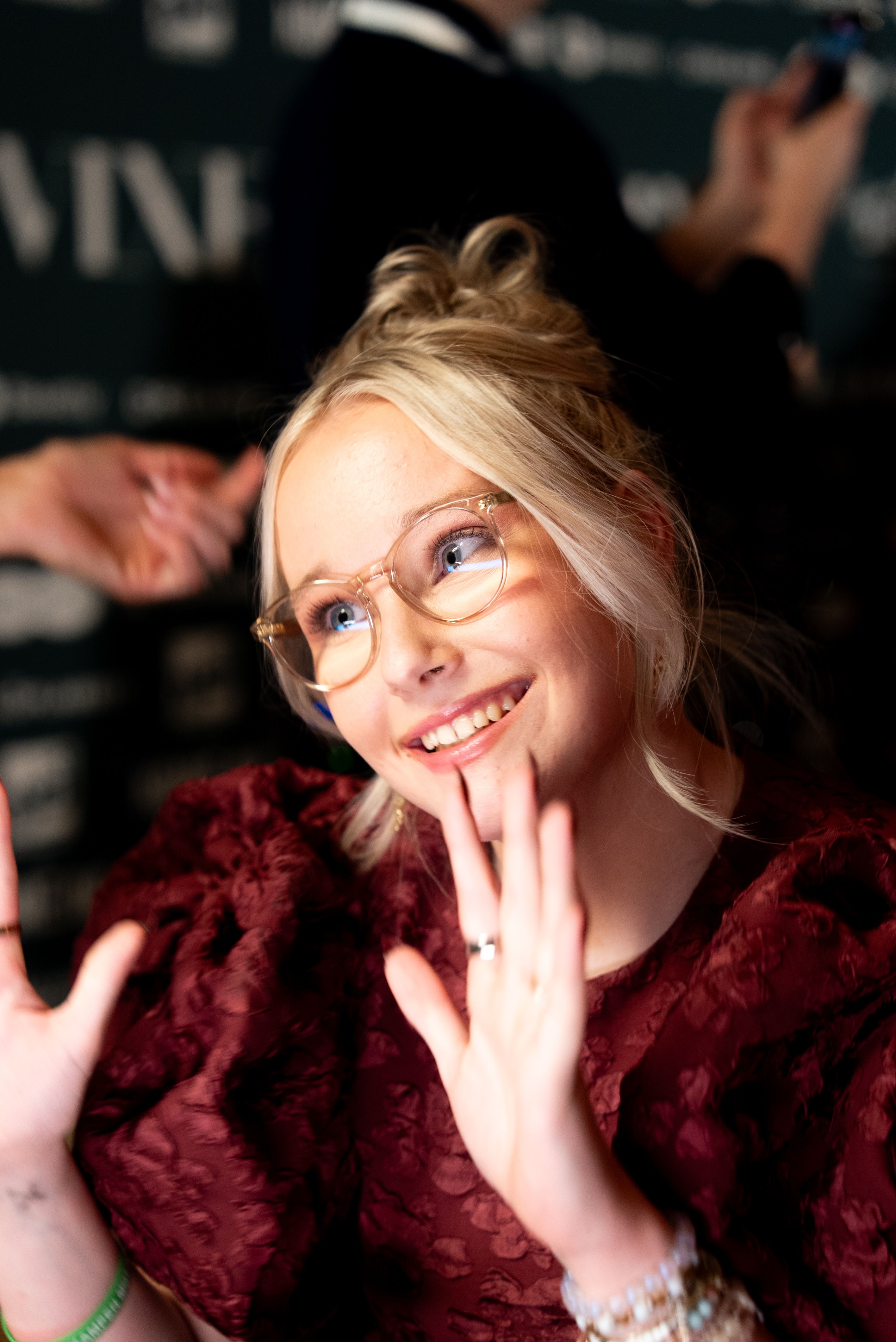 Pia Hasund Verberg under VIXEN Awards 2025.