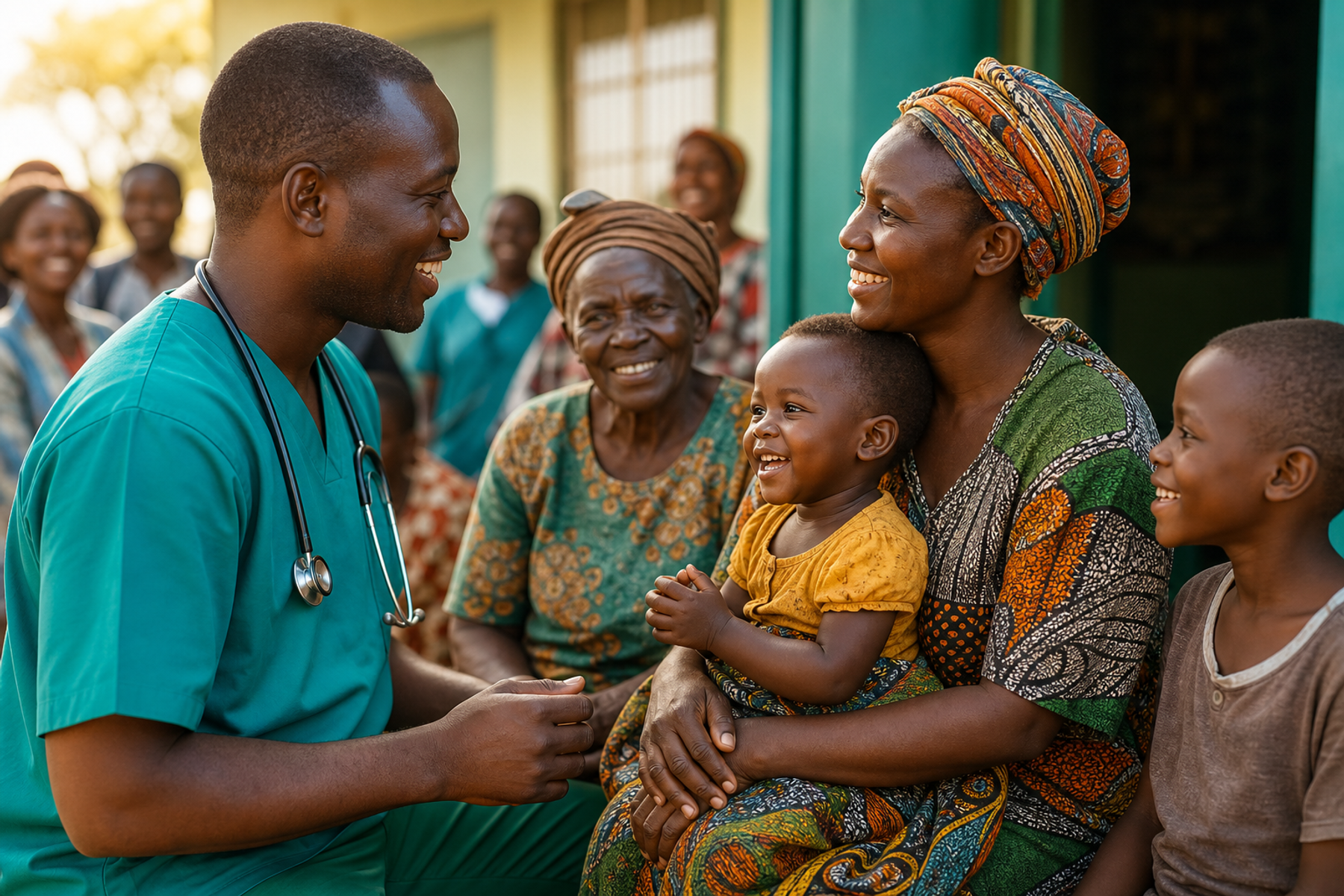 Ohana Hospital gallery — African community healthcare moments