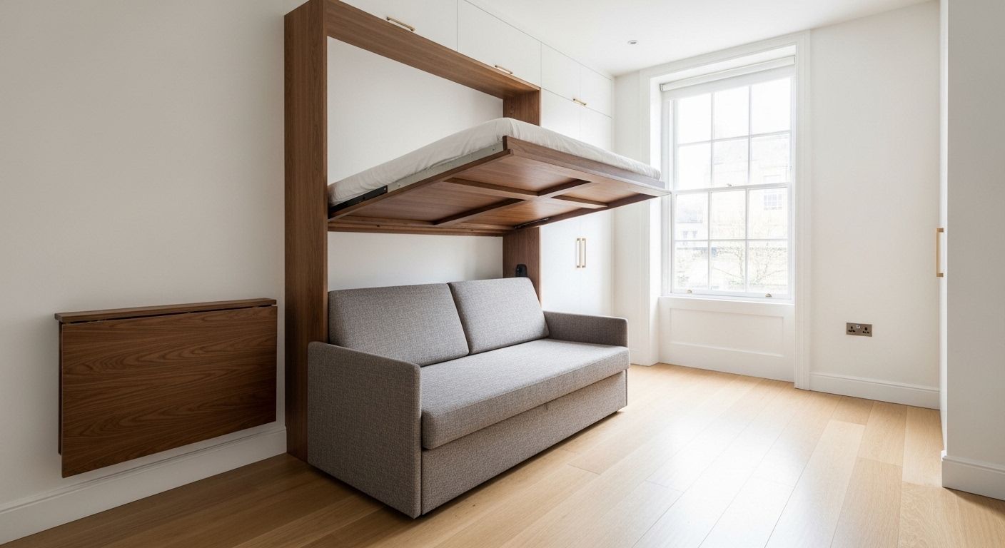 7 Fold-Flat Furniture Hacks That Double Your Small Space