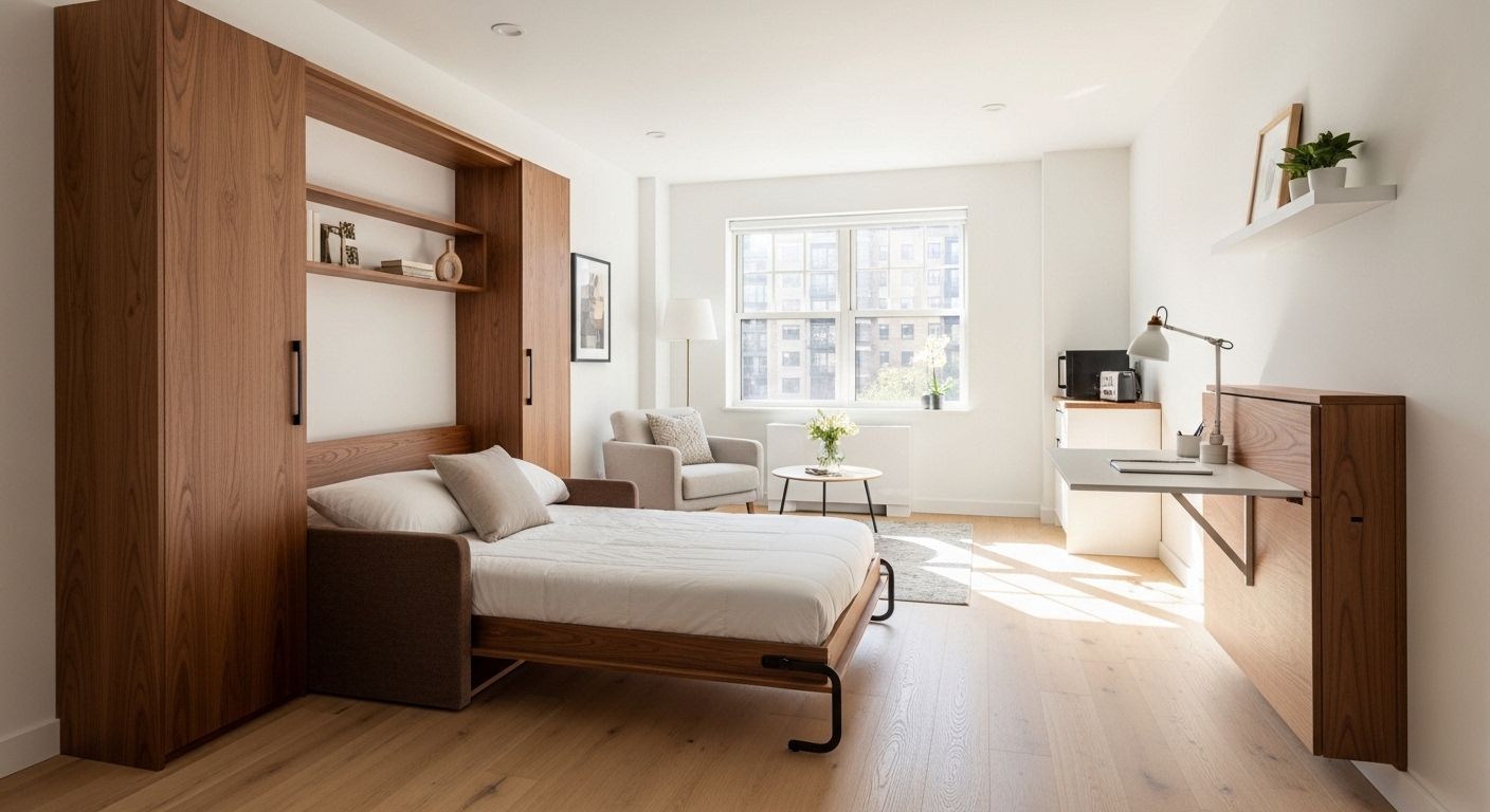 9 Fold Away Furniture Ideas That Instantly Triple Your Small Space