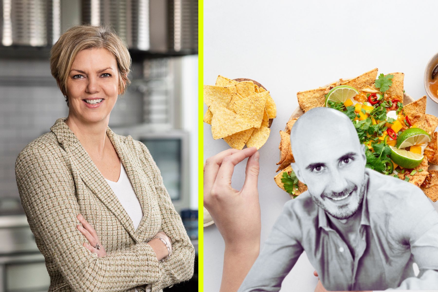 Marika King, chef på Pinc och Giacomo Bastianelli vd och medgrundare på Rainbow crops. Foto: Pressbilder.