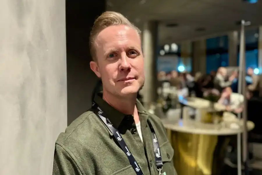 Jonas Bergqvist, investment manager på Almi Invest Greentech. Foto: Camilla Bergman, Impact Loop.