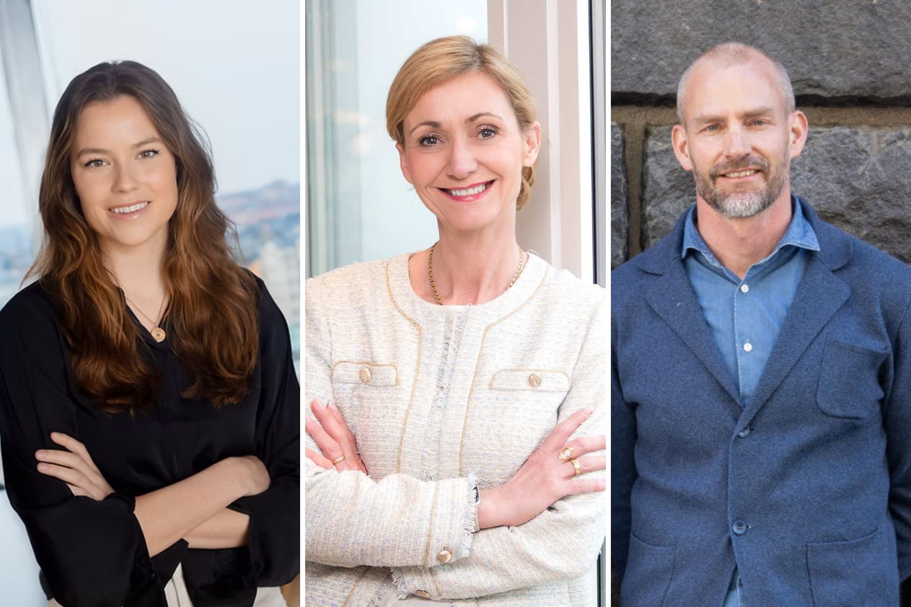 Eira Tobrand, Luminar Ventures, Lowina Lundström, EIT InnoEnergy och Markus Hökfelt, SEB Greentech VC. Foto: pressbilder.