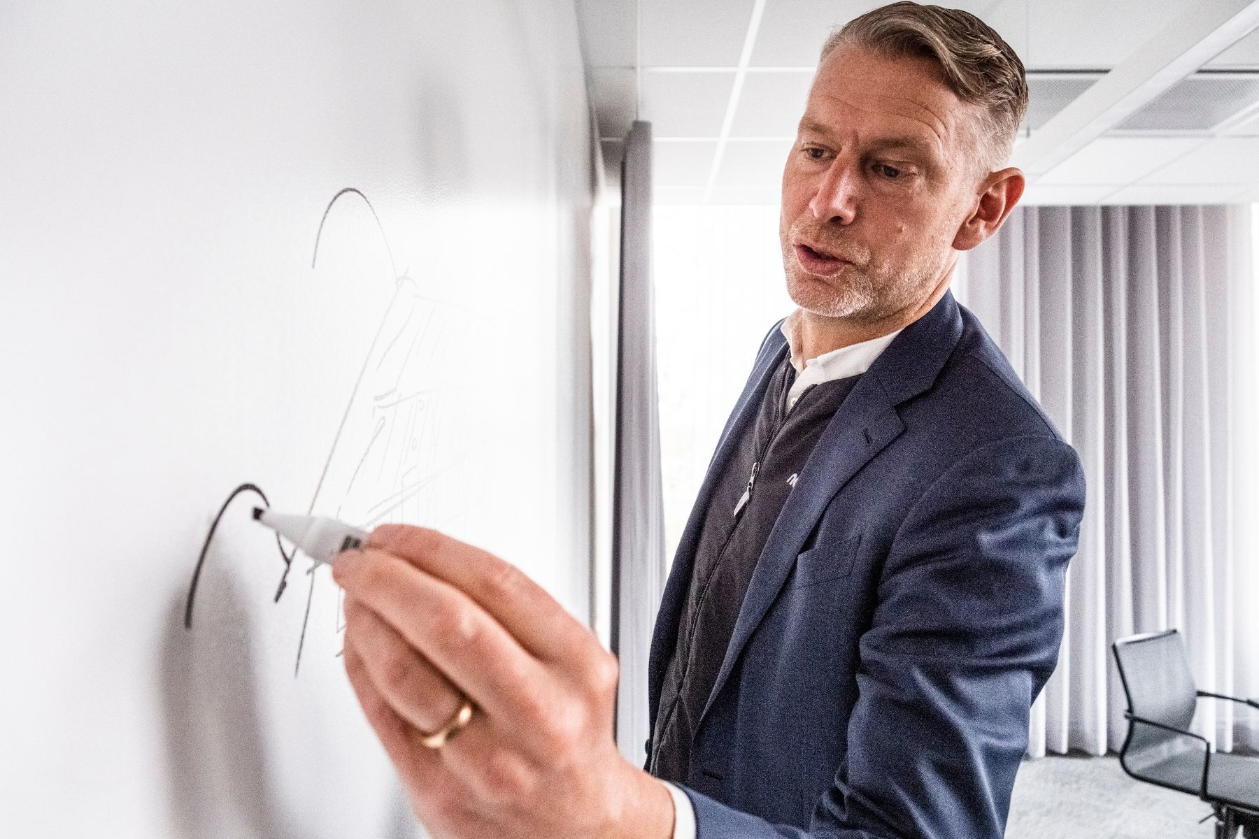 Peter Carlsson, vd på Northvolt. Foto: TT.