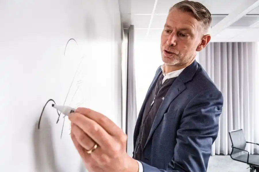 Peter Carlsson, vd på Northvolt. Foto: TT.