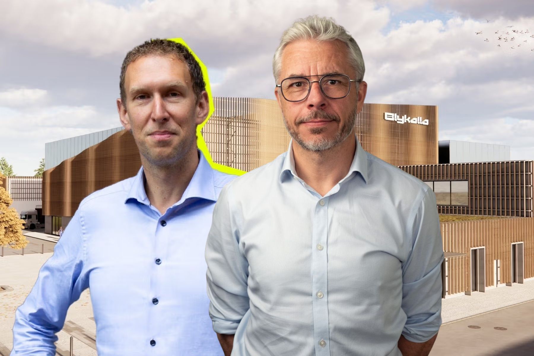 Jacob Stedman, vd för Blykalla och Nils Gabrielsson, ny finansieringschef på Blykalla. Foto: pressbilder.