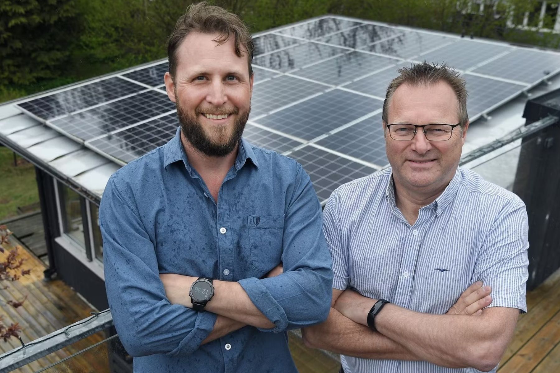 Samsters grundare Vilhelm Steier och Kent Samuelsson. Foto: Pressbild/Tommy Holl