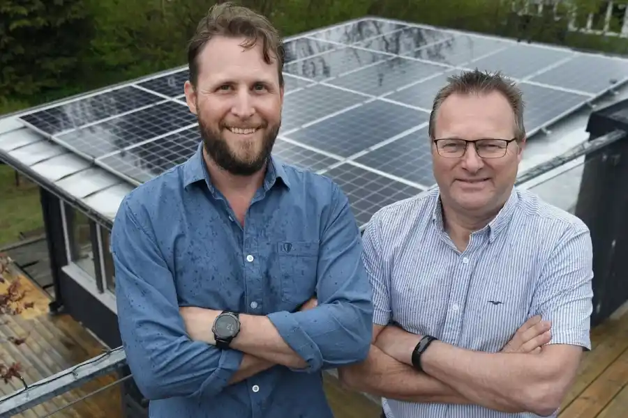 Samsters grundare Vilhelm Steier och Kent Samuelsson. Foto: Pressbild/Tommy Holl